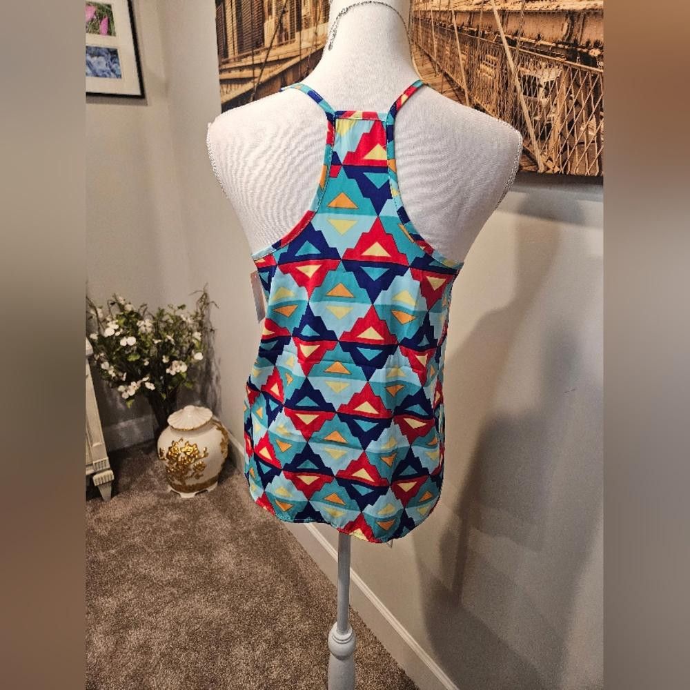 Designer Nwt Peach Love Geo-Pattern Tank - Shabby Chic Boutique #198 Size S / US 4 / IT 40 - 4 Thumbnail