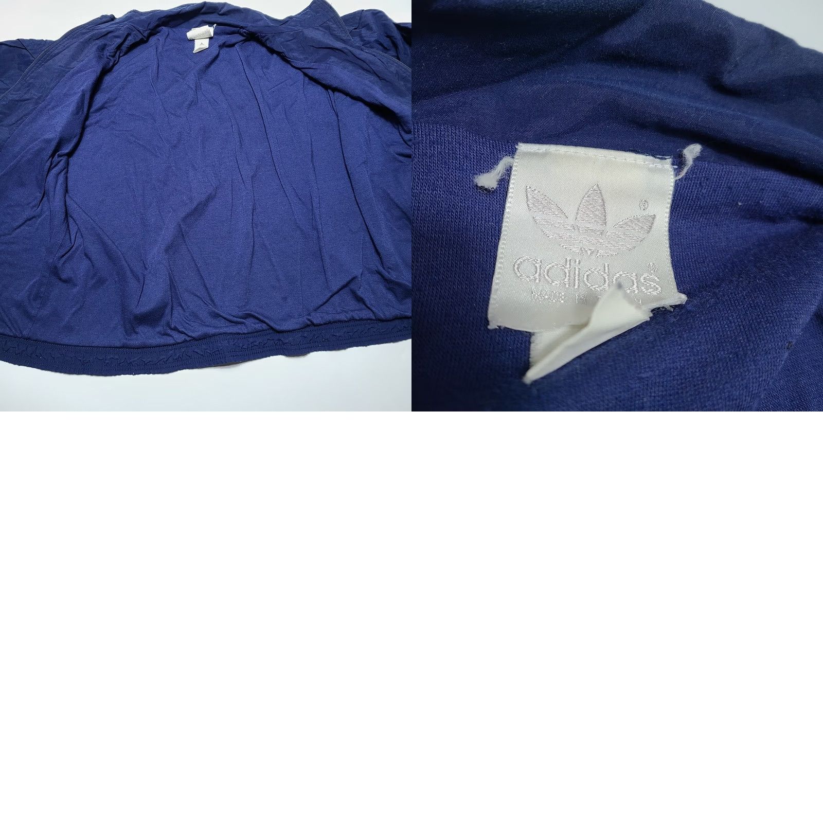 Adidas VINTAGE Adidas Track Jacket Men L 90s Nylon Windbreaker Cotton Lined Blue Embroidered Logo Zipper Windbreaker Size US L / EU 52-54 / 3 - 8 Thumbnail