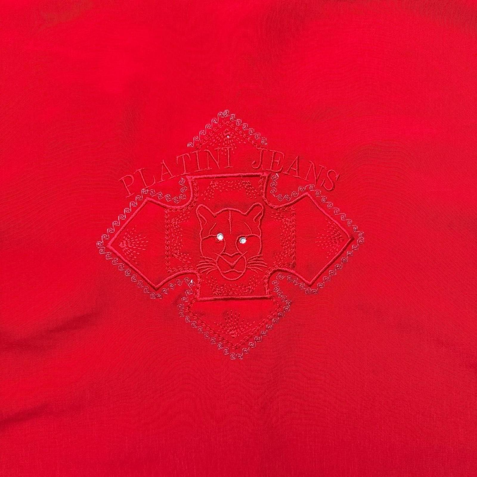 Affliction Y2K Platini Affliction Style 00s Red Button Up Shirt Size US XL / EU 56 / 4 - 3 Thumbnail