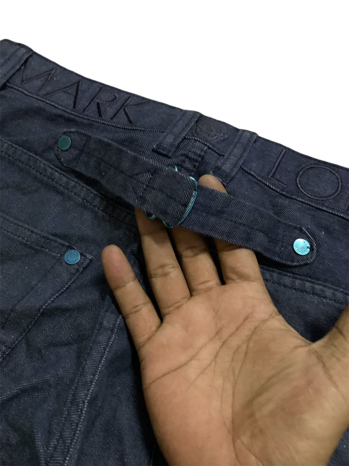 Japanese Brand 💥Vtg Japanese designer Mark & Lona Skull Denim Size US 28 / EU 44 - 3 Thumbnail