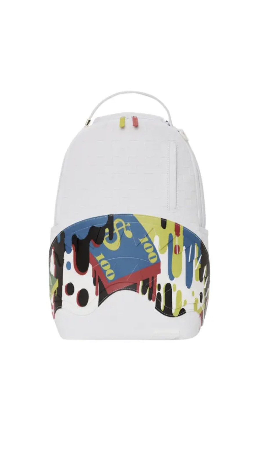 image of Sprayground Show Up Show Out Backpack White (Dlxv), Men's