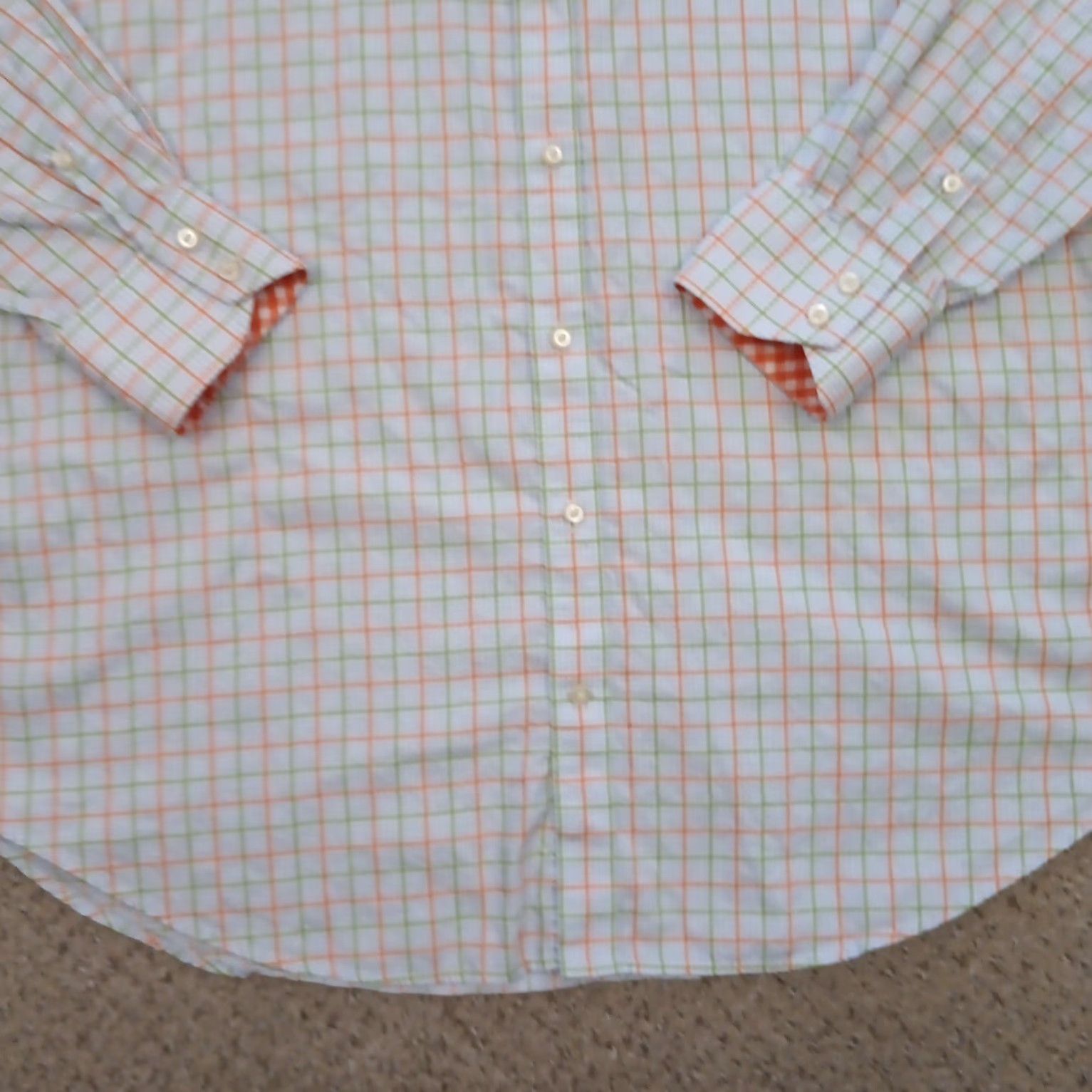 Vintage Jack Stone Shirt Mens 2XL Green Plaid Long Sleeve Button-Up Cotton Size US XXL / EU 58 / 5 - 4 Thumbnail