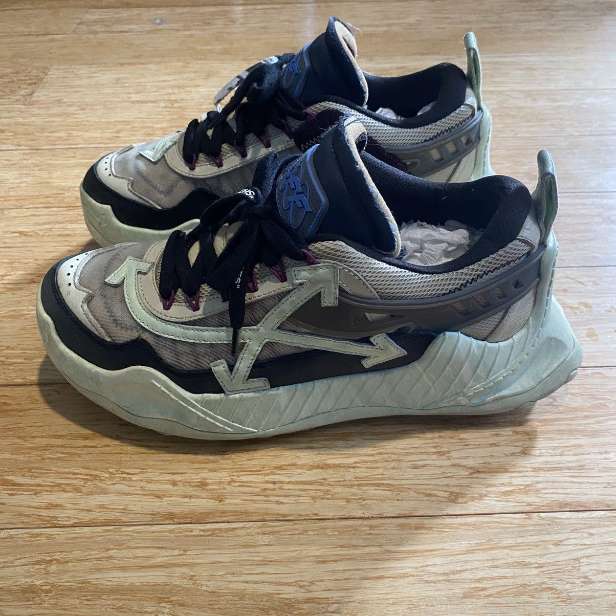 Off-White Off-White - ODSY-1000 Black/Mint Size US 10 / EU 43 - 1 Thumbnail