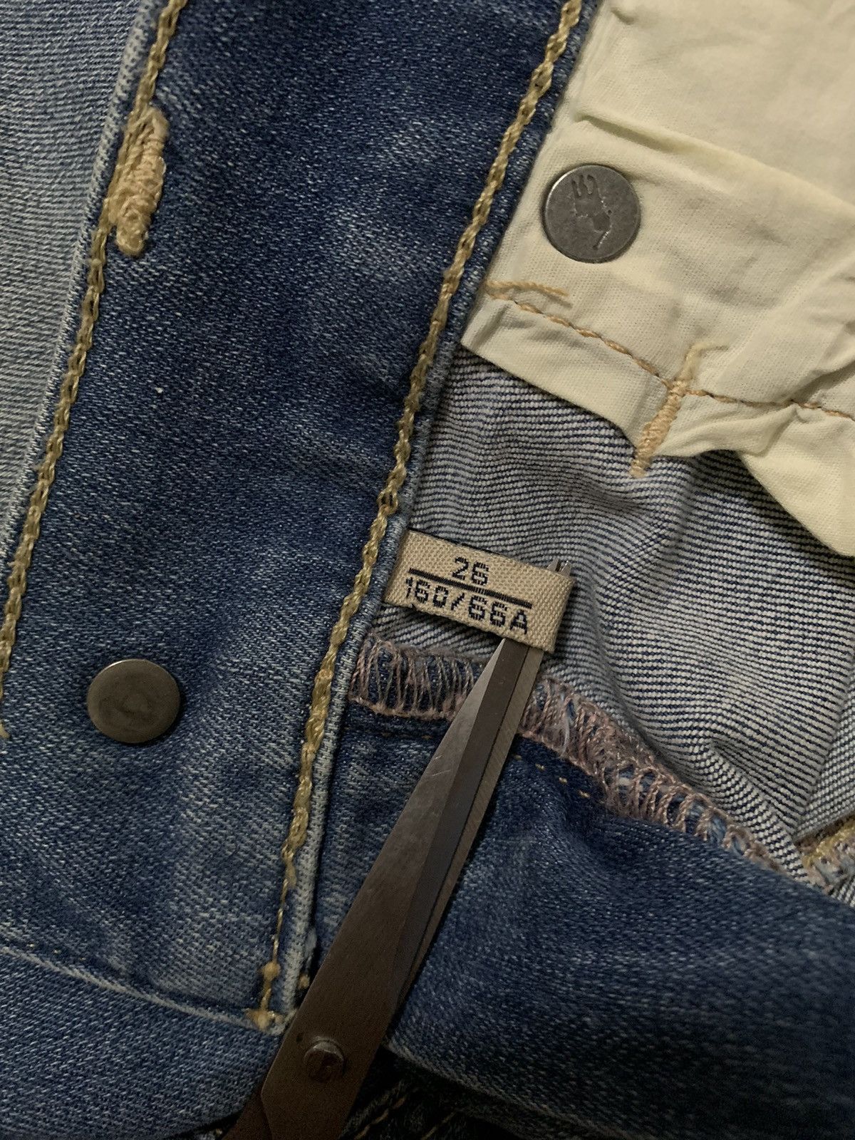 Ralph Lauren Vintage Ralph Lauren Skinny Blue Washed Jeans Size 26 Size 26" / US 2 / IT 38 - 20 Thumbnail