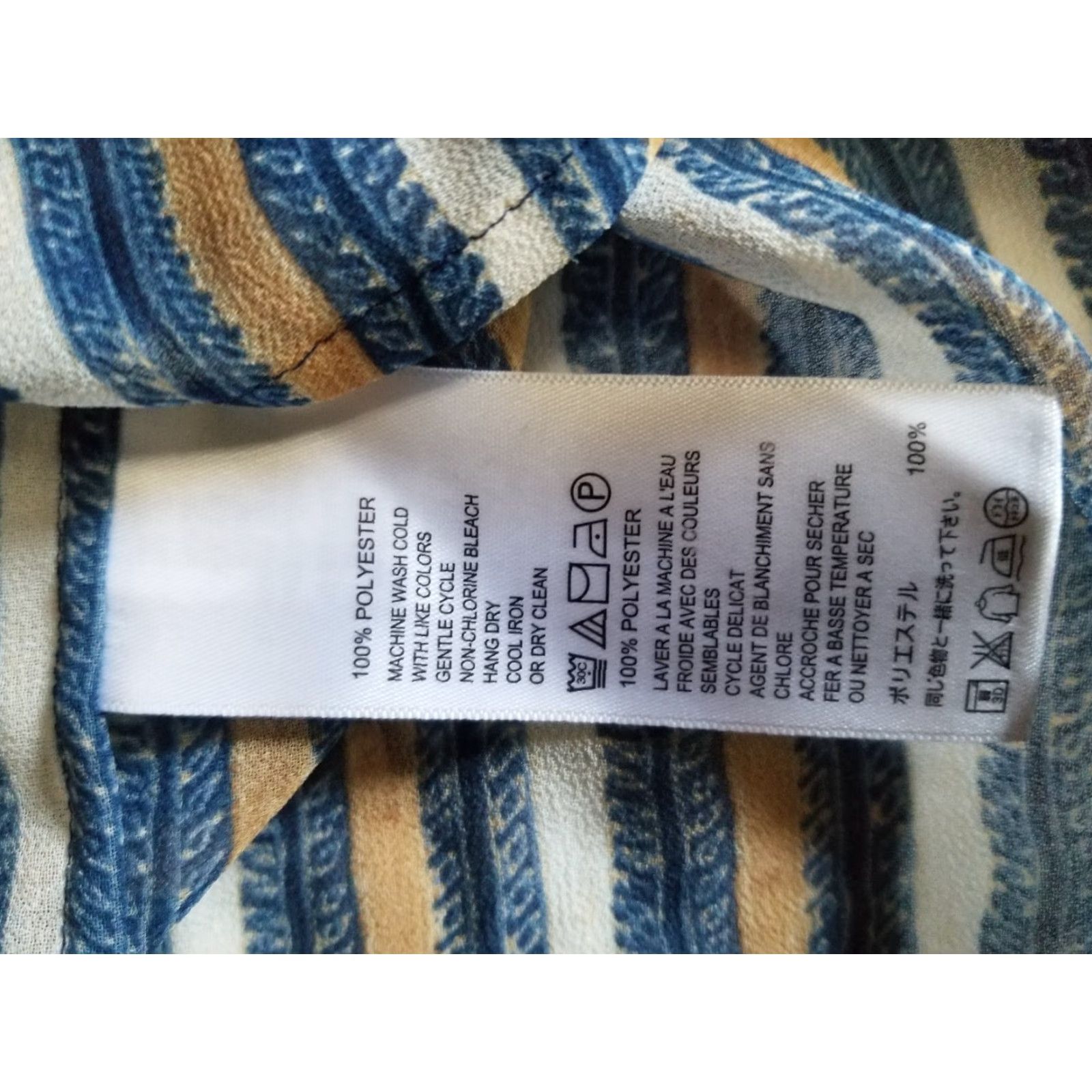 Tommy Bahama TOMMY BAHAMA Shirt Womens XS Striped Lightweight Button Up Top Blouse Size XS / US 0-2 / IT 36-38 - 7 Thumbnail