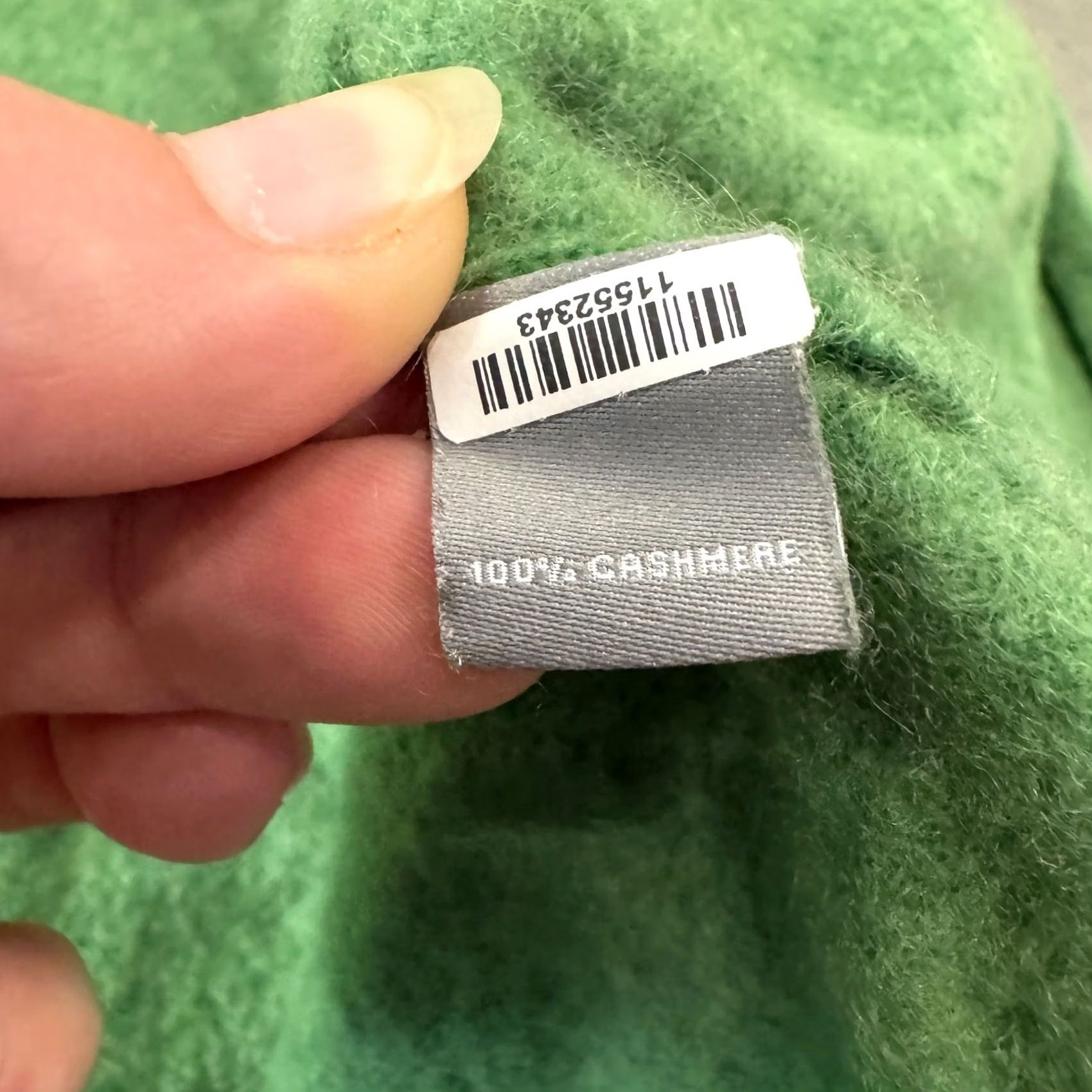 Neiman Marcus VINTAGE Neiman Marcus Cashmere Collection Green Longsleeve Open Cardigan S Women Size S / US 4 / IT 40 - 4 Thumbnail