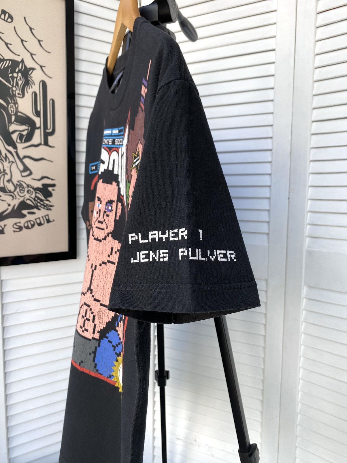 Nintendo × Vintage Vintage Tapout x Jens Pulver Signature Nintendo Tee Shirt Size US M / EU 48-50 / 2 - 14 Thumbnail