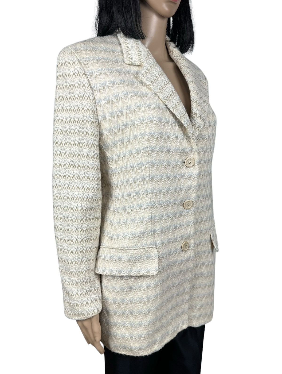 Escada × Vintage Escada Margaretha Ley Vintage Blazer Silk-Wool size S Size S / US 4 / IT 40 - 5 Thumbnail