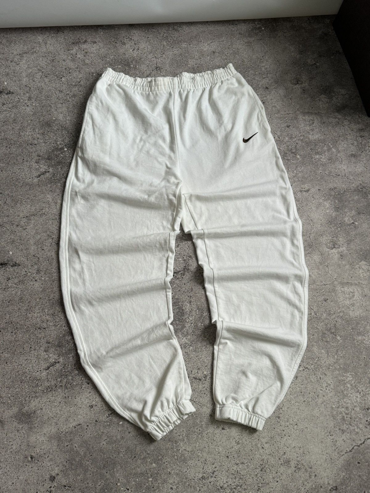 Nike × Vintage Vintage Nike Y2K baggy white oversized sport pants Size US 32 / EU 48 - 4 Thumbnail