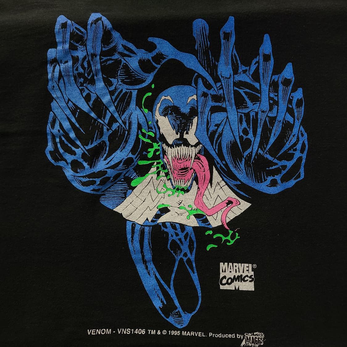 Vintage ‼️‼️Sold Out‼️‼️ [XL] 90s USA Vintage Marvel Venom Comic T-Shirt Size US XL / EU 56 / 4 - 2 Thumbnail