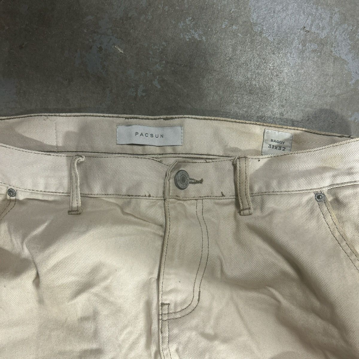 Pacsun Baggy Cargo Pants (Turn Into Shorts) Size US 32 / EU 48 - 4 Thumbnail