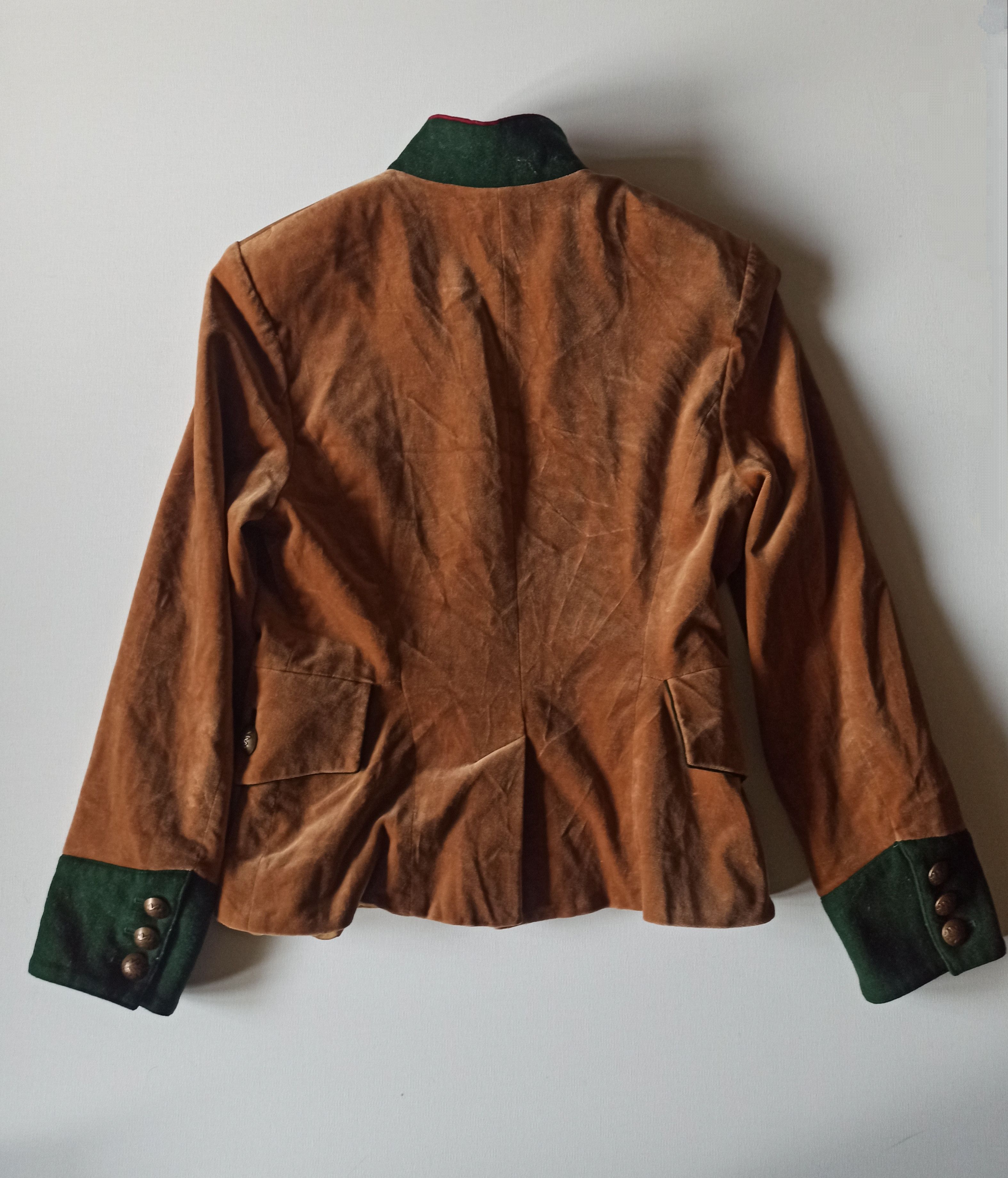 Vintage vintage velvet jacket, size XS Size XS / US 0-2 / IT 36-38 - 2 Thumbnail