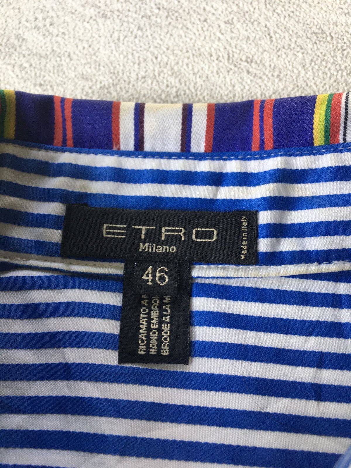 Etro Etro Embroidered Button Shirt Size L / US 10 / IT 46 - 5 Thumbnail
