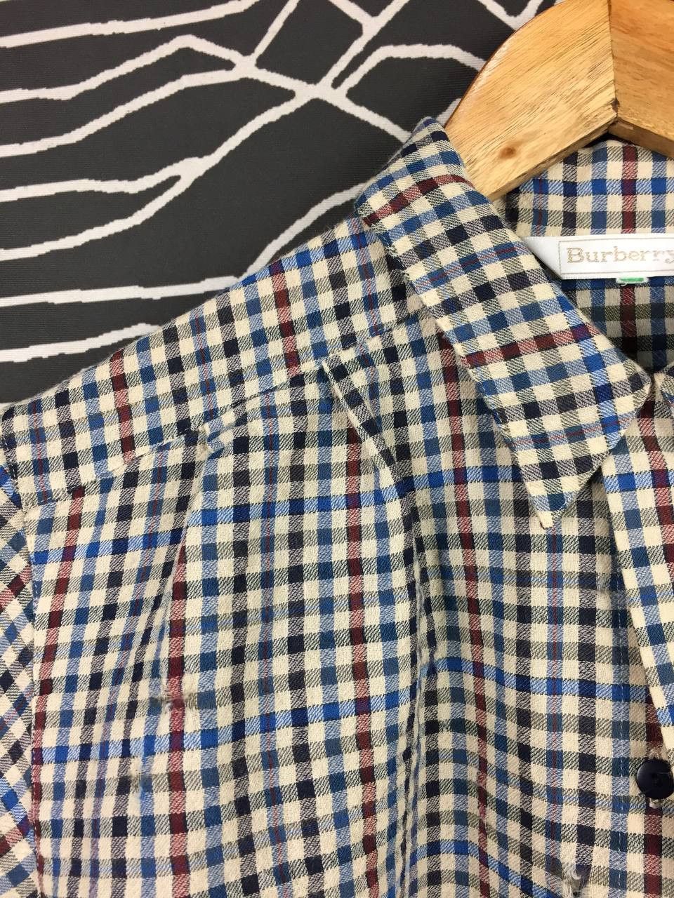 Burberry Vtg 90s Burberrys Classic Gingham Check Button Up Shirt Size US S / EU 44-46 / 1 - 7 Thumbnail