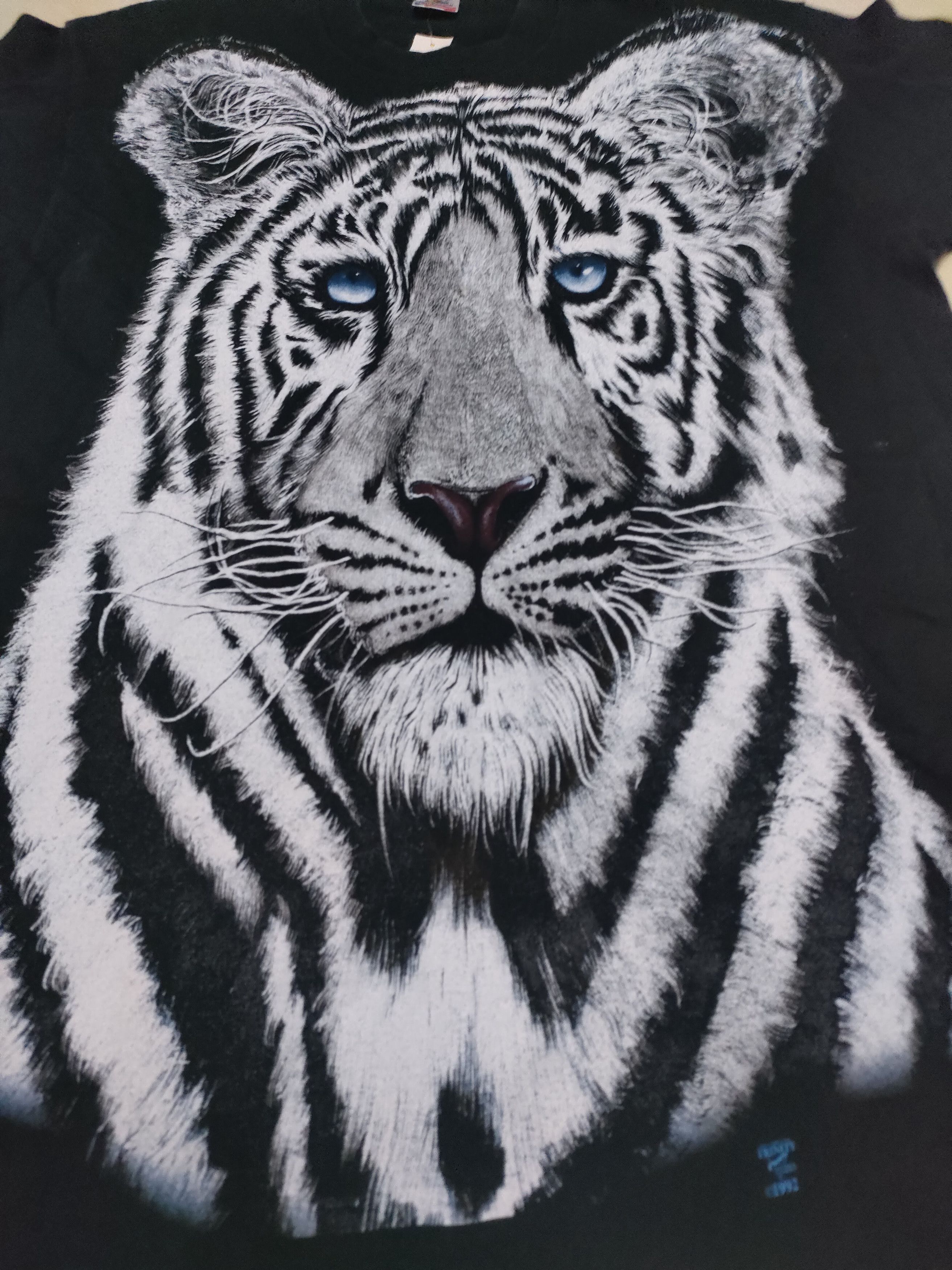Other Vintage 90's Tiger Animal Trinity Over Print OVP Tee Size US L / EU 52-54 / 3 - 8 Thumbnail