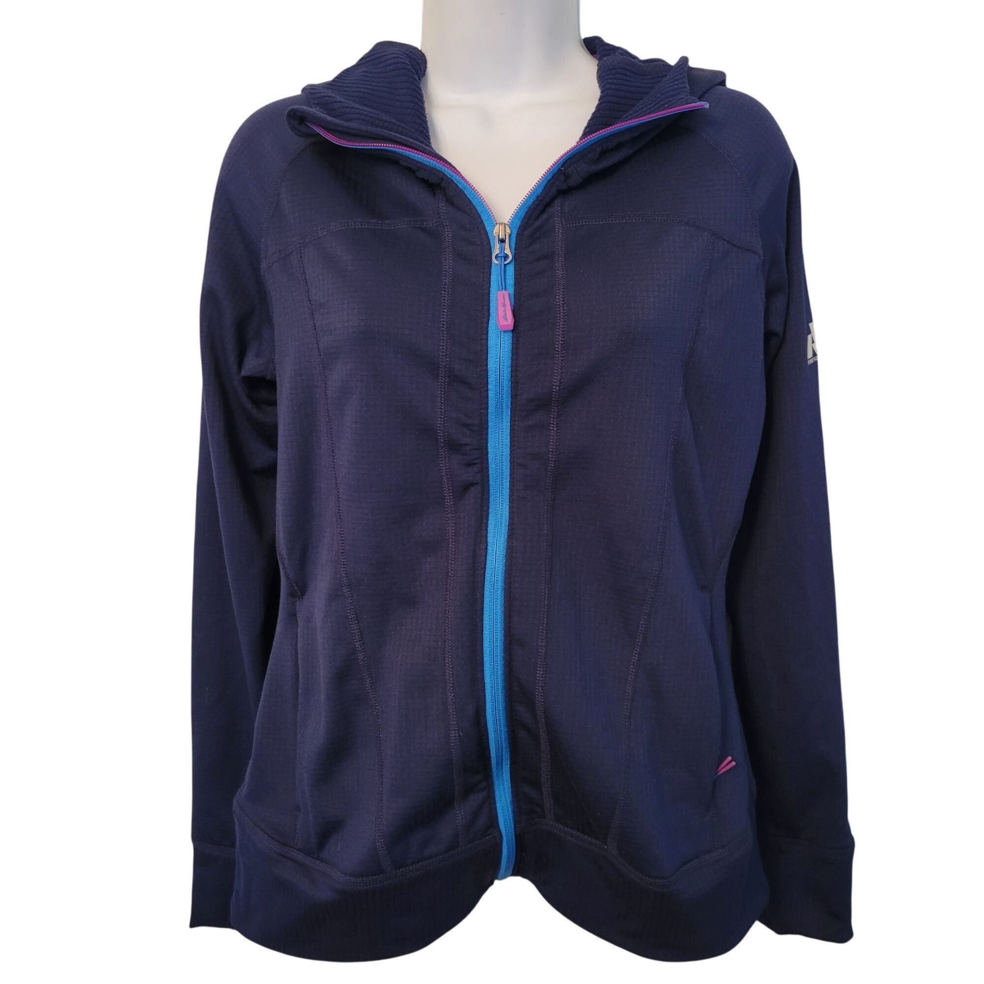 Eddie Bauer Eddie Bauer First Ascent Full Zip Hoodie S Pockets Navy Blue Size S / US 4 / IT 40 - 1 Thumbnail