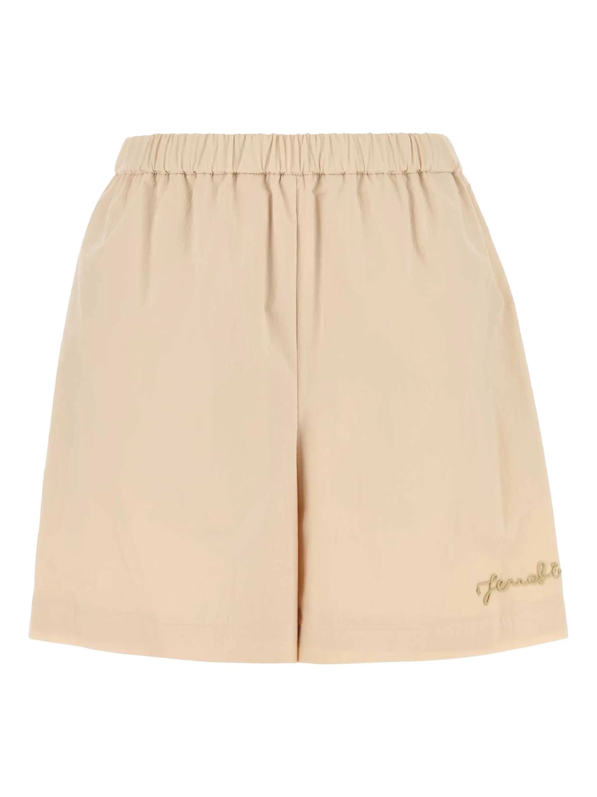 Fendi o1s1wg110526 Shorts in Beige Size 26" / US 2 / IT 38 - 1 Thumbnail