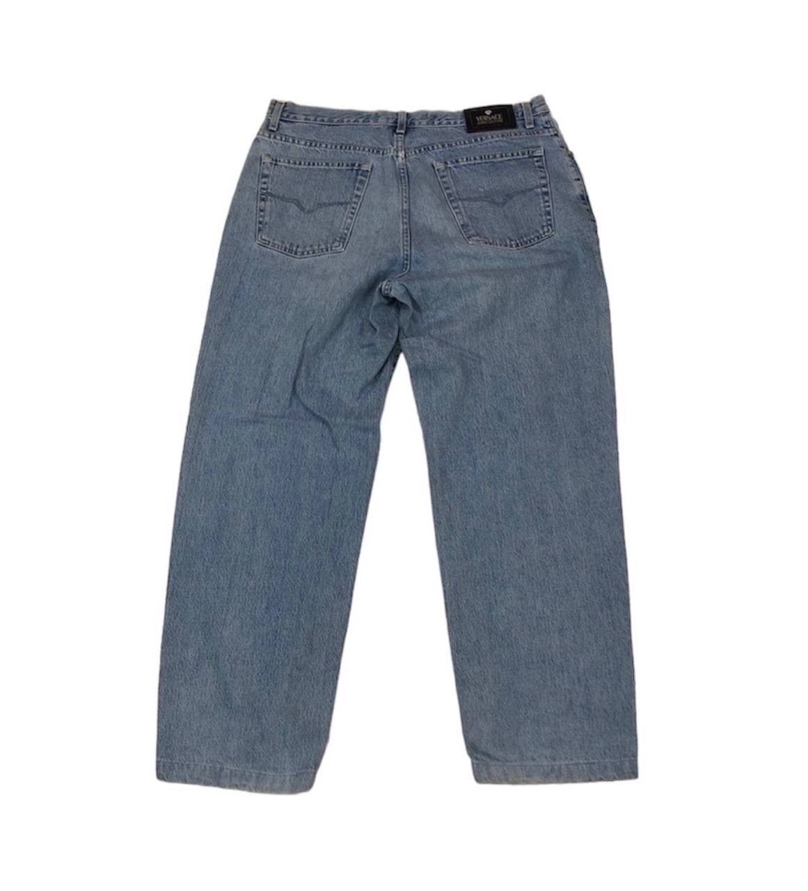 Versace VERSACE Medusa Washed Denim Jeans #1055/AK Size US 36 / EU 52 - 17 Thumbnail