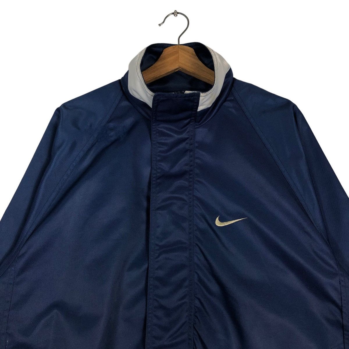 Nike 🔥Vintage Bomber Jacket Nike Big Logo Swoosh Size US M / EU 48-50 / 2 - 3 Thumbnail