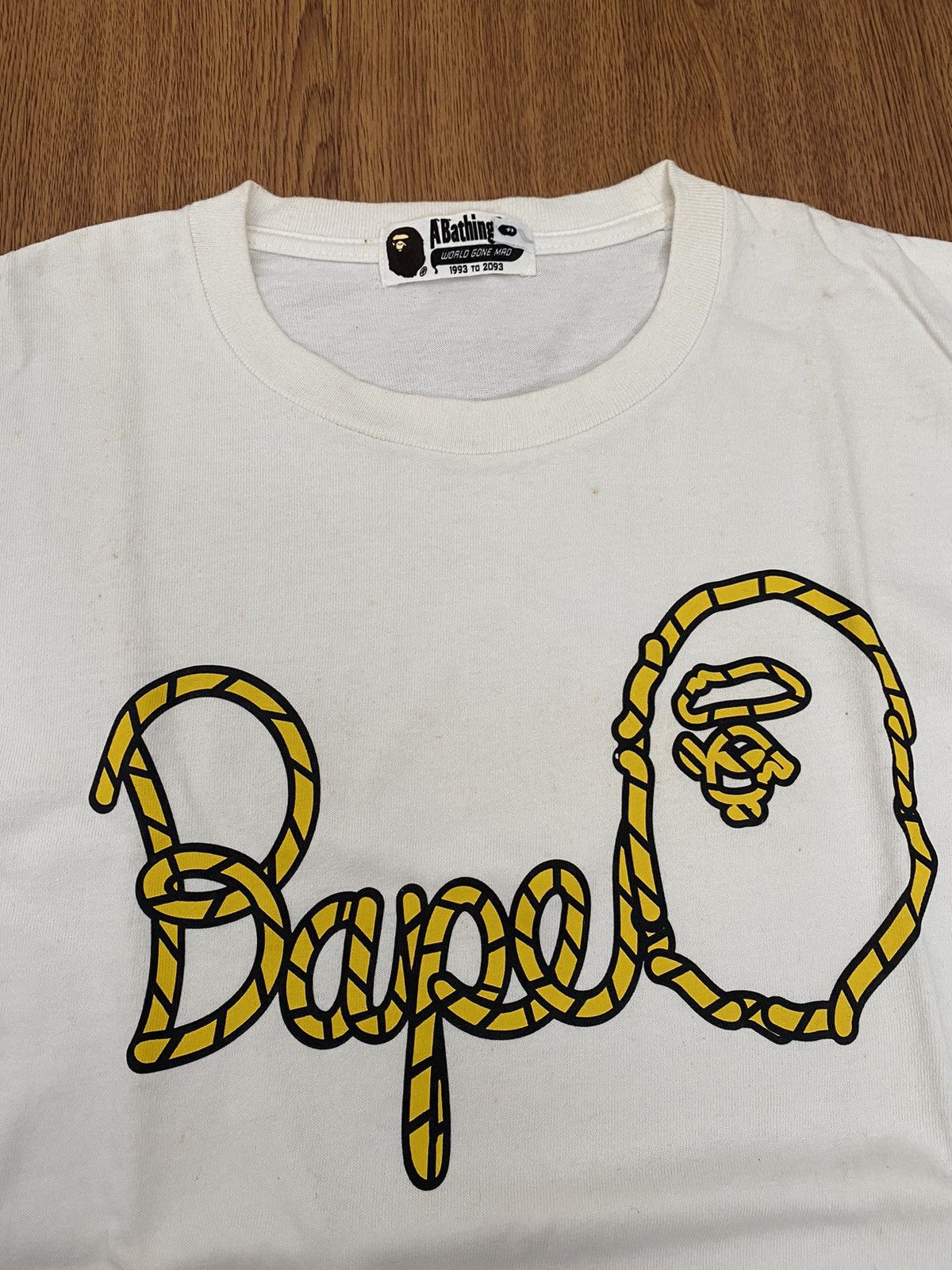 Bape A bathing ape rope logo LS Size US S / EU 44-46 / 1 - 2 Thumbnail