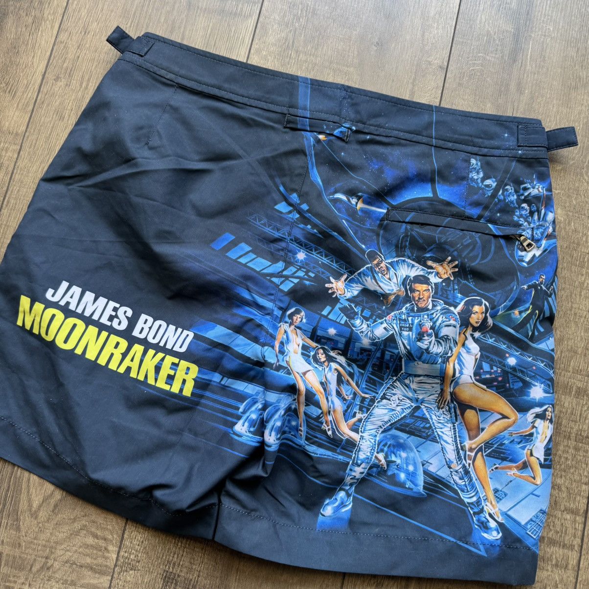 Designer × Orlebar Brown Orlebar Brown Bulldog James Bond 007 Moonraker Shorts Trunks Size US 30 / EU 46 - 12 Thumbnail