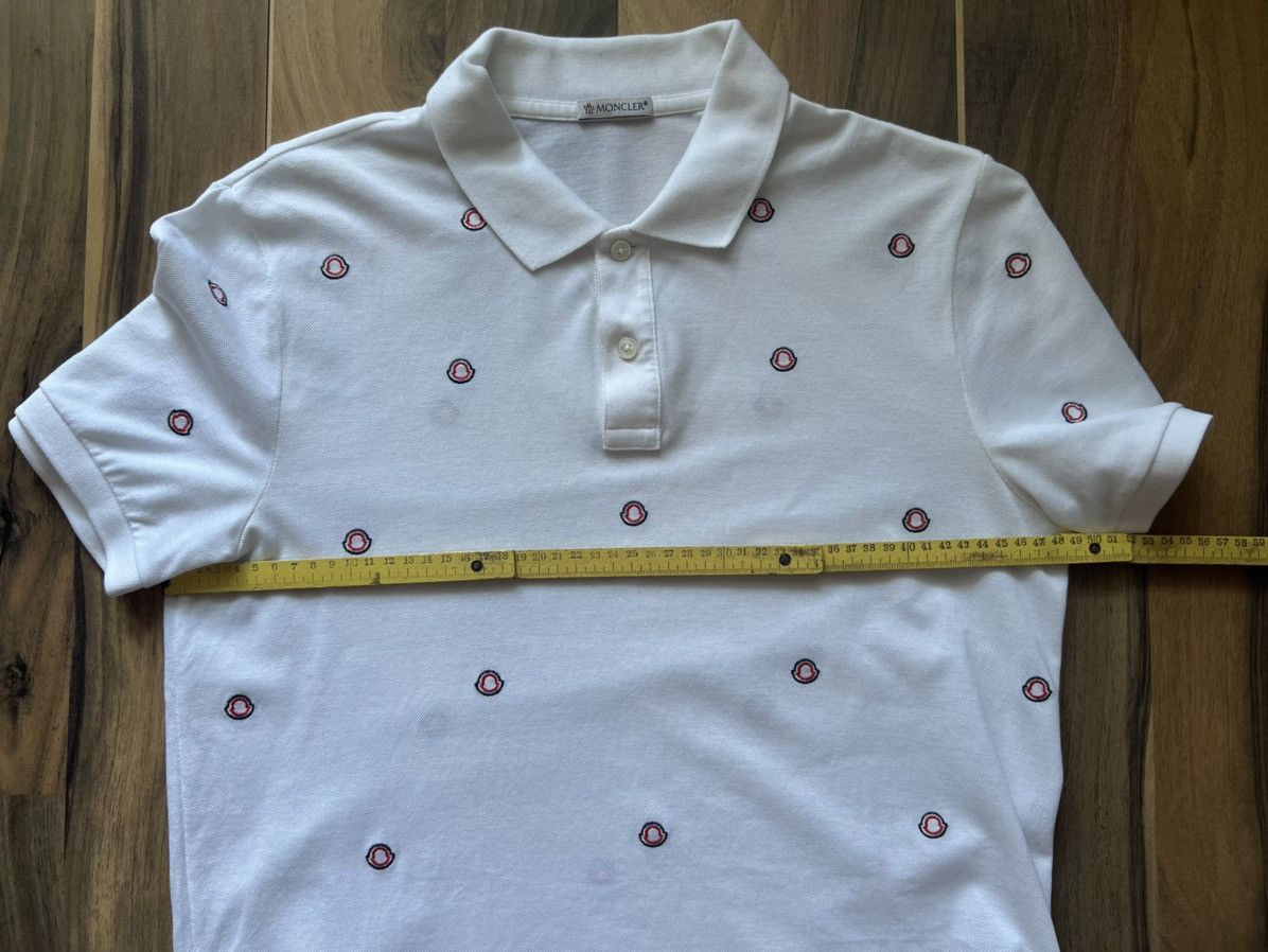 Moncler Moncler Monogram Polo Corta T Shirt Multilogo Size US M / EU 48-50 / 2 - 11 Thumbnail
