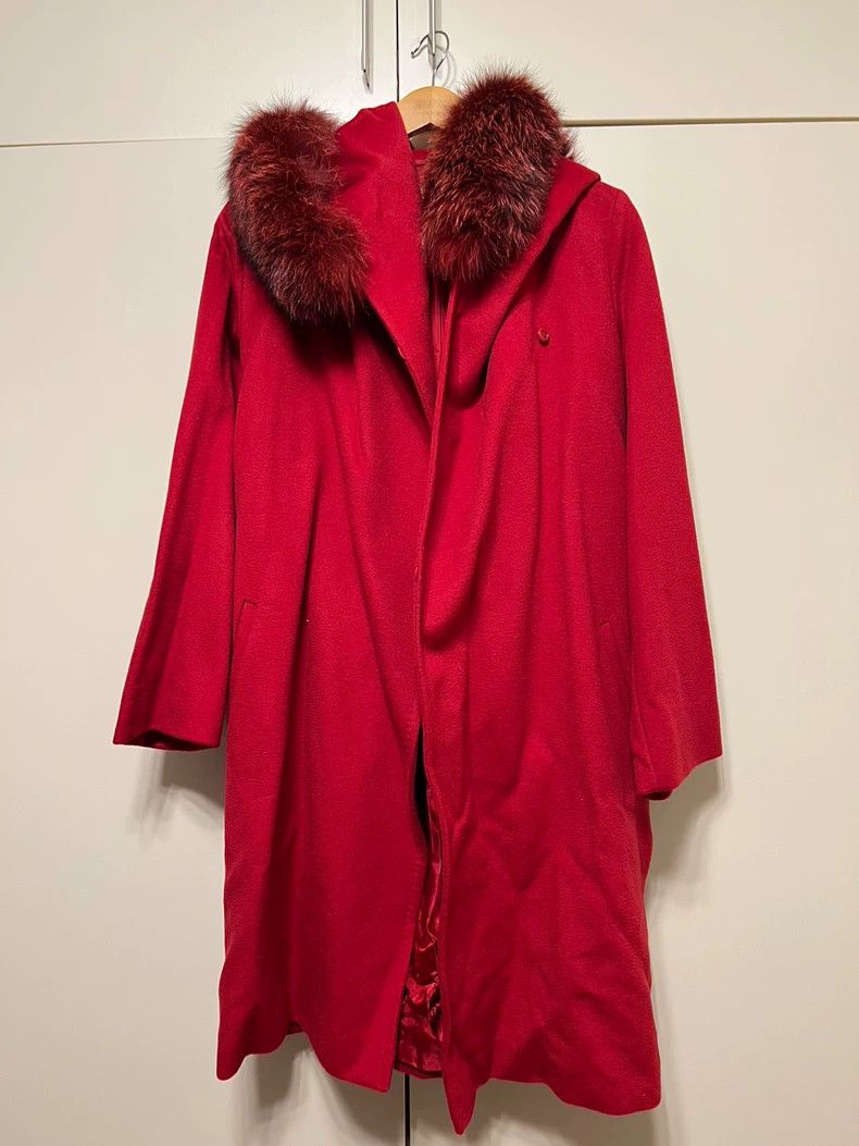 Other Max Mara Classic bathrobe Burgundy coat Size L / US 10 / IT 46 - 1 Thumbnail