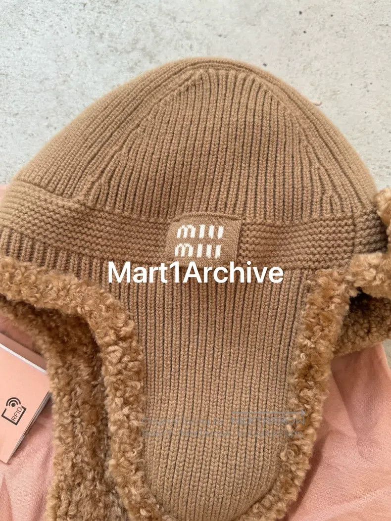 Miu Miu Miu Miu size L Teddy plush lei feng hat Size ONE SIZE - 3 Thumbnail
