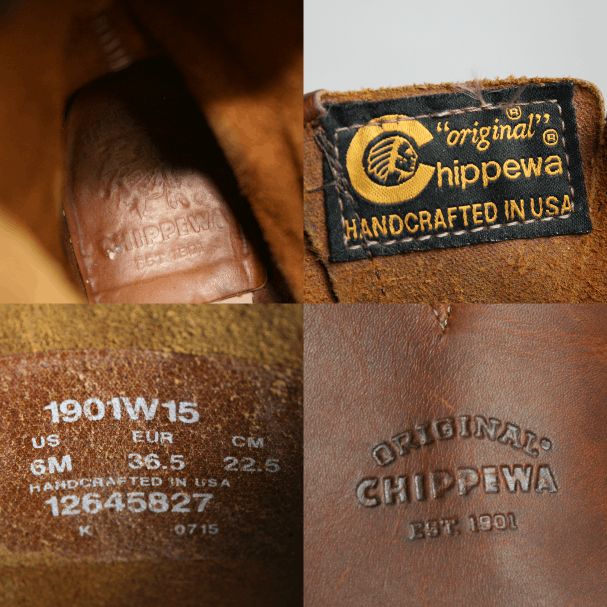 Chippewa 00S Renegade Engineered Biker Boots Made in USA Vintage Size US 6 / IT 36 - 12 Thumbnail