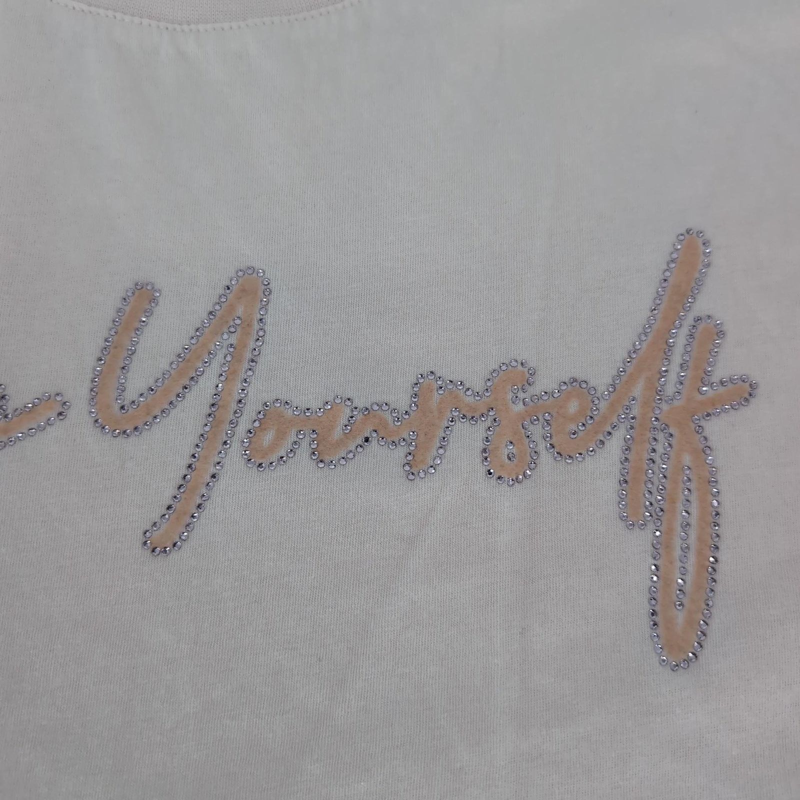 Zadig & Voltaire Zadig & Voltaire Pink Love Yourself Diamanté T-Shirt - Sz XS Size XS / US 0-2 / IT 36-38 - 15 Thumbnail