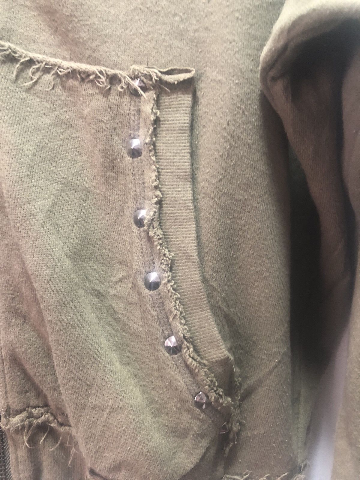 If Six Was Nine × Japanese Brand × Seditionaries GHOST OF HARLEM Hoodie Punk Studded Big Cross Heart Size US L / EU 52-54 / 3 - 5 Thumbnail