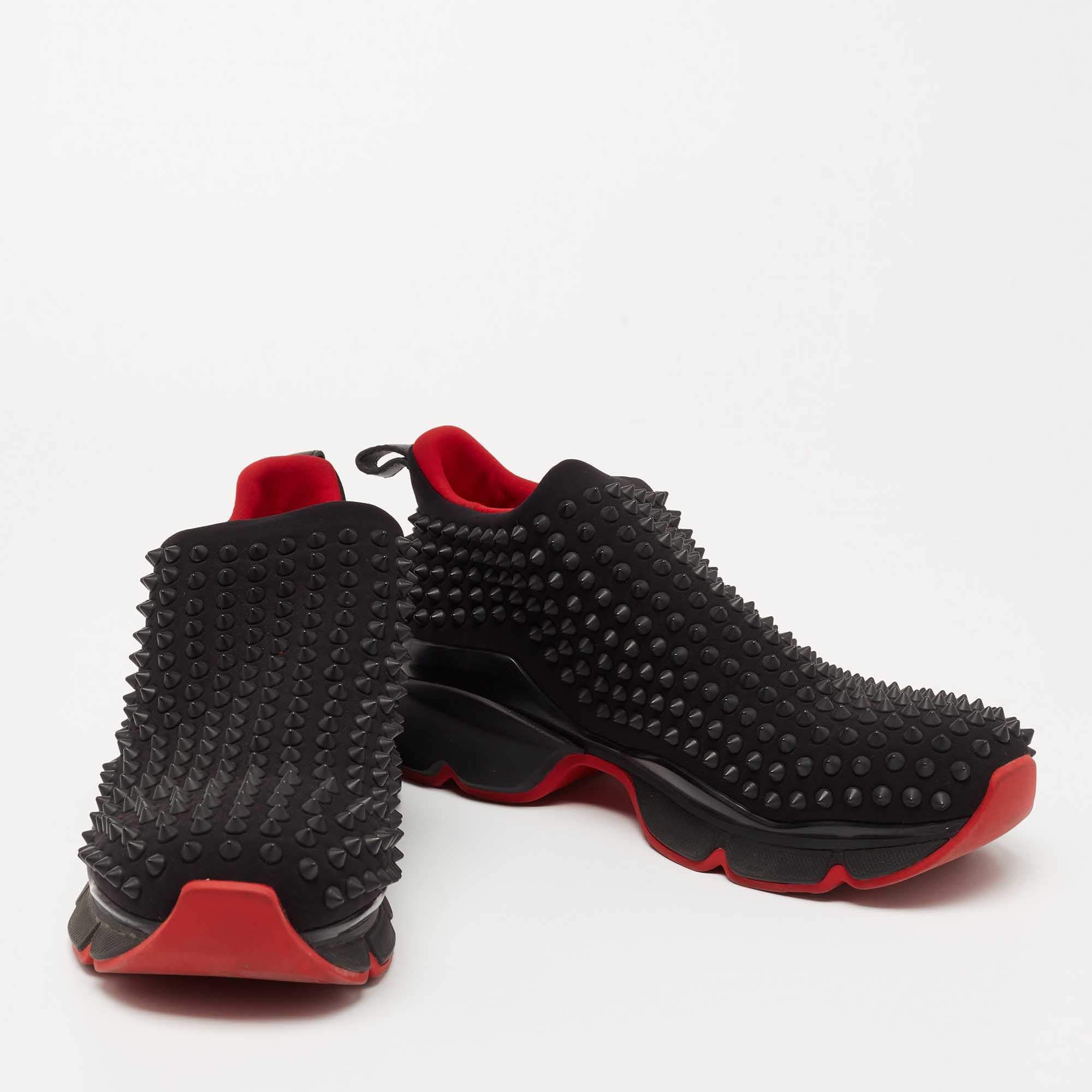 Christian Louboutin o1bcso1str1024 Sneaker in Black Size US 8 / EU 41 - 4 Thumbnail