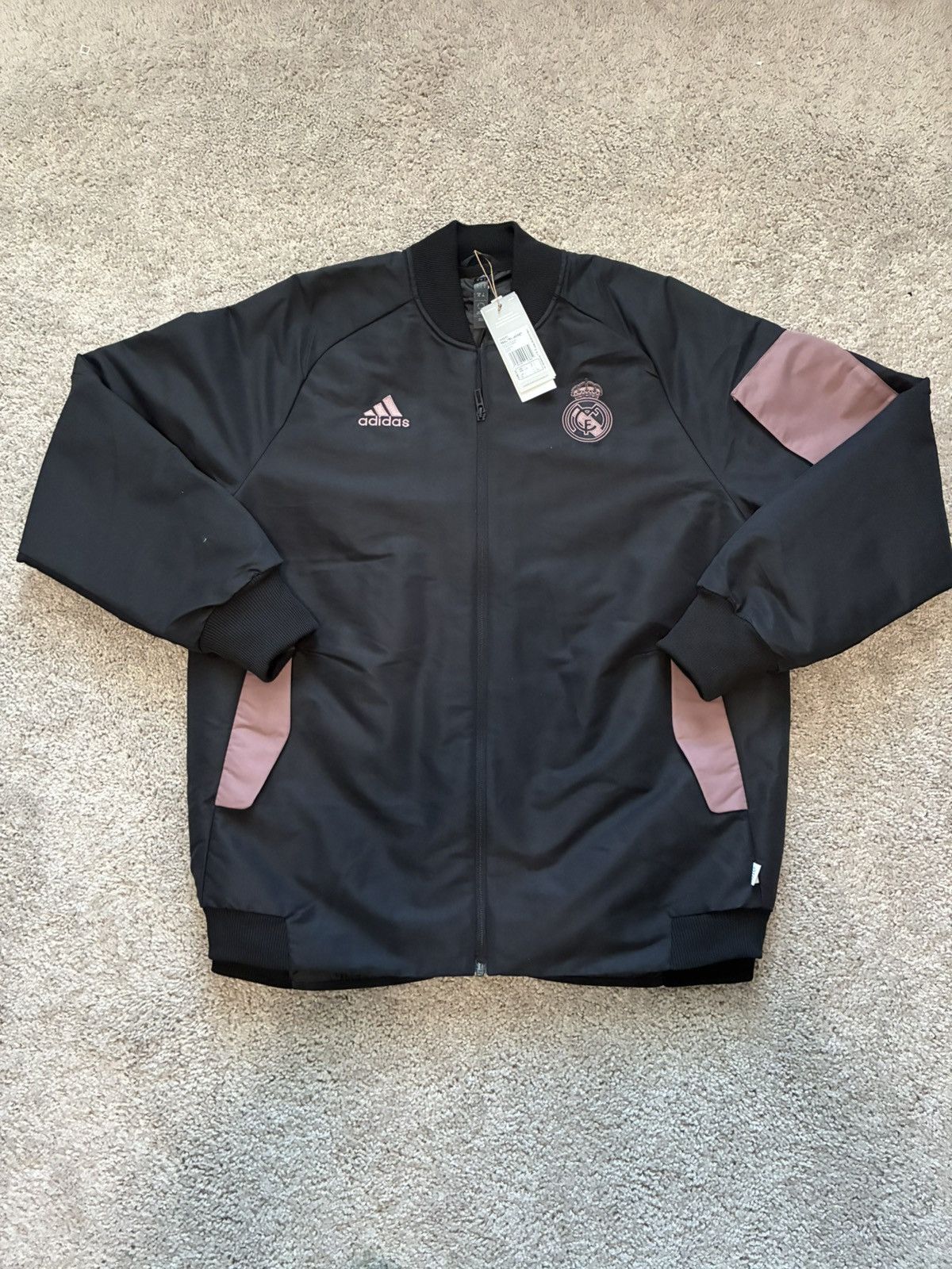 Adidas Real Madrid Travel Jacket Size US L / EU 52-54 / 3 - 1 Thumbnail