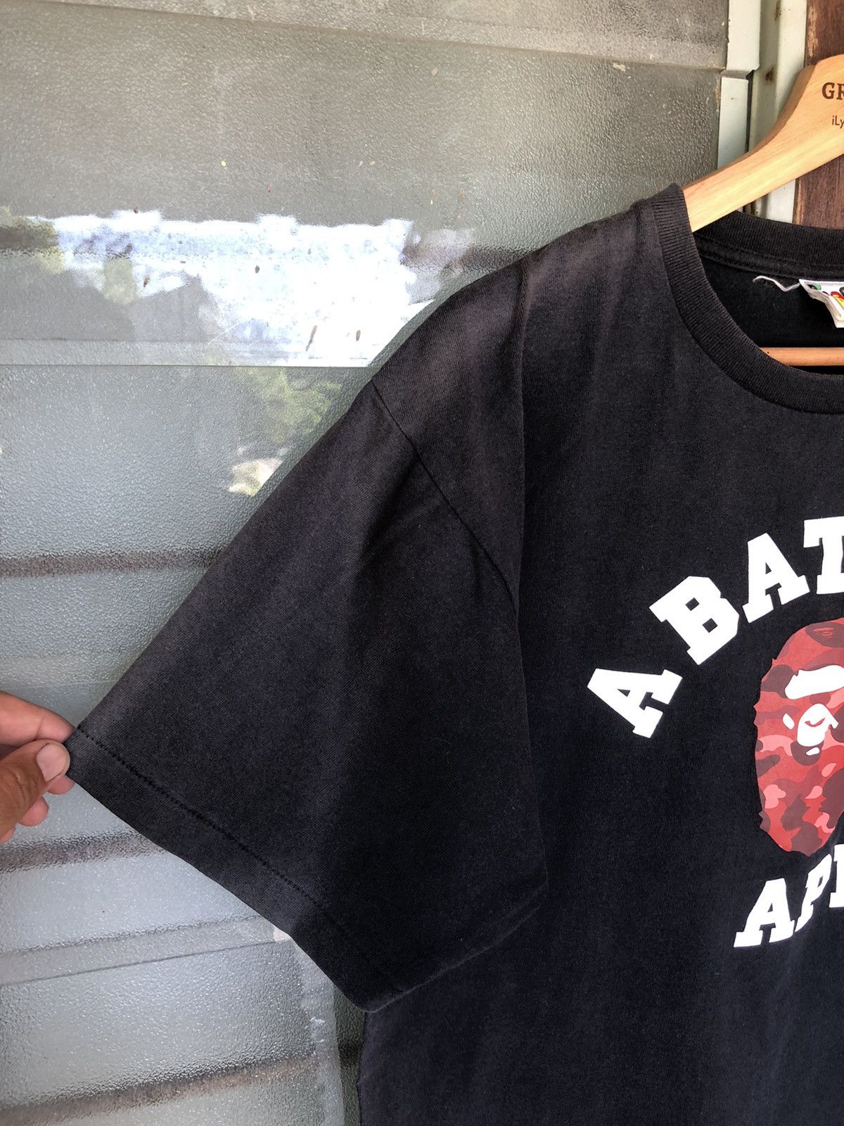 Bape Vintage A Bathing Ape Logo Sun Faded Shirt Tee Size US L / EU 52-54 / 3 - 3 Thumbnail