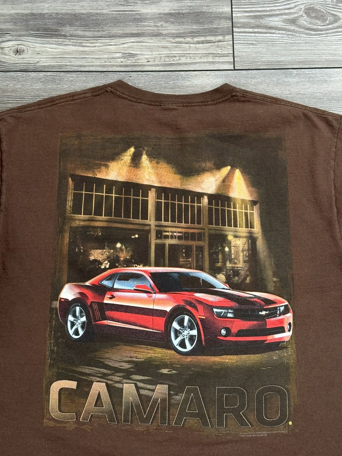 Chevrolet × Vintage Y2K Chevrolet Camaro T Shirt Size US XL / EU 56 / 4 - 4 Thumbnail
