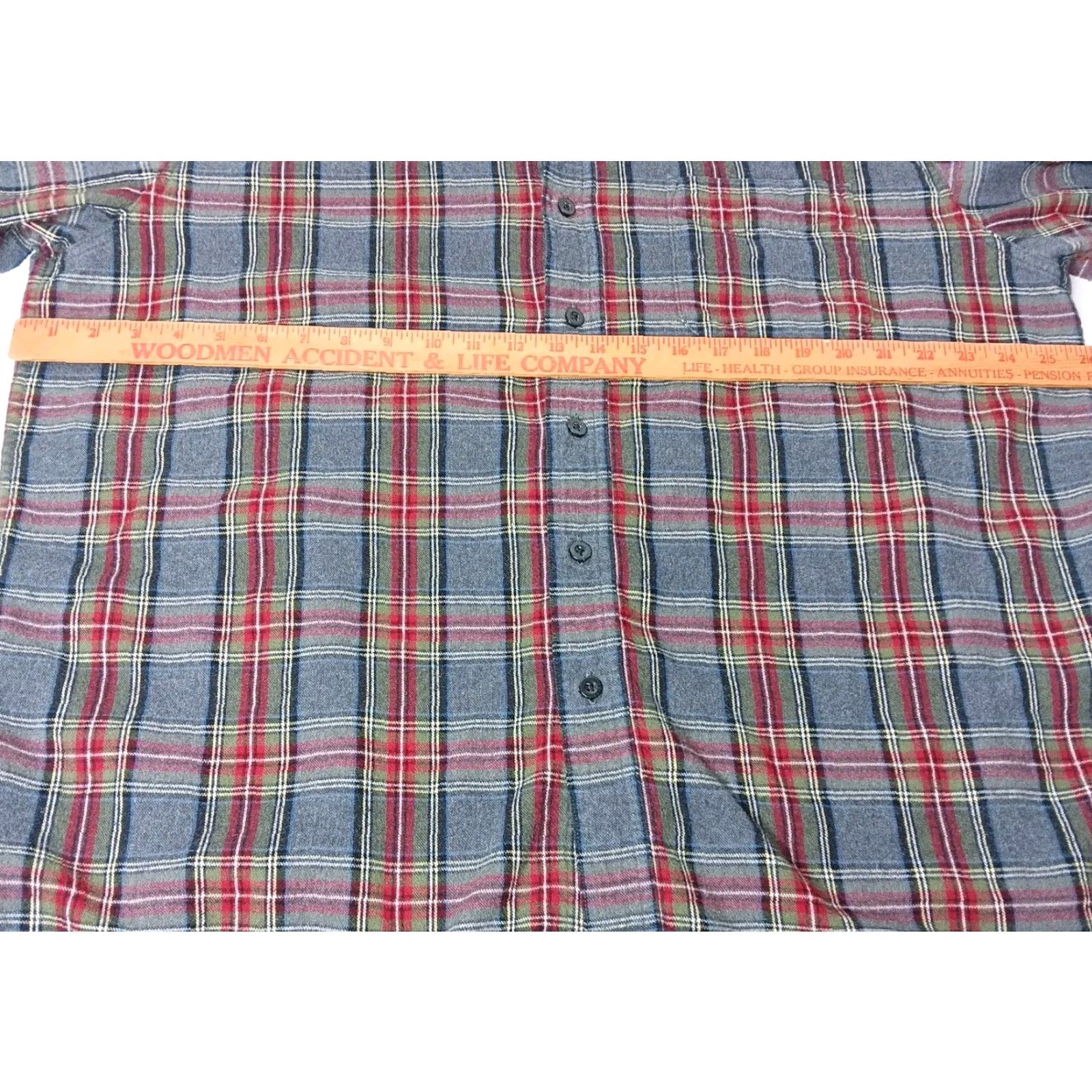 Vintage VINTAGE LL Bean Flannel Shirt XL Gray Plaid Tartan Button-Down Classic Traditional Fit Men’s Overall Warm Cozy Outdoorsy Fall Winter علت Size US XL / EU 56 / 4 - 5 Thumbnail