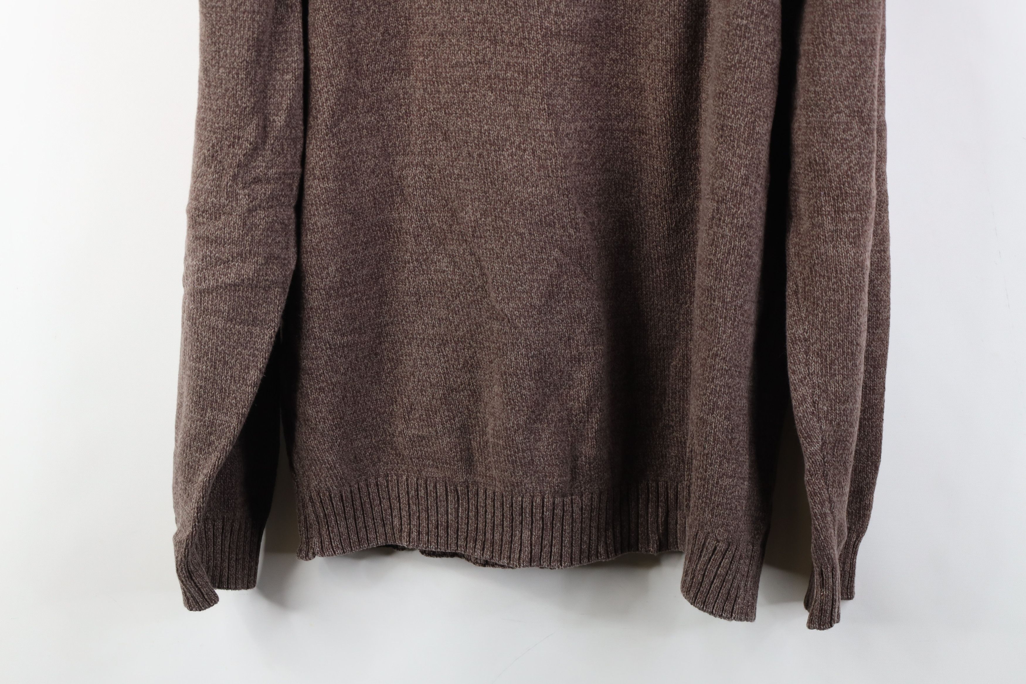 Vintage Vintage 90s Streetwear Donegal Fisherman Cable Knit Sweater Size L / US 10 / IT 46 - 9 Thumbnail