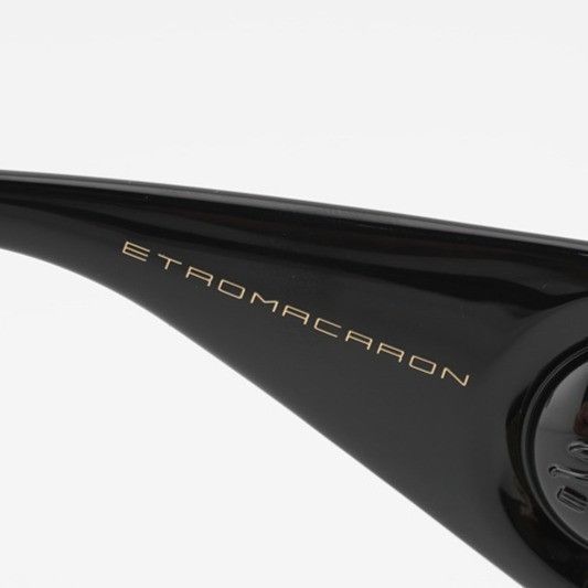 Etro Etro ETROMACARON 0807 70 Sunglasses Black Shield Frame Size ONE SIZE - 10 Thumbnail