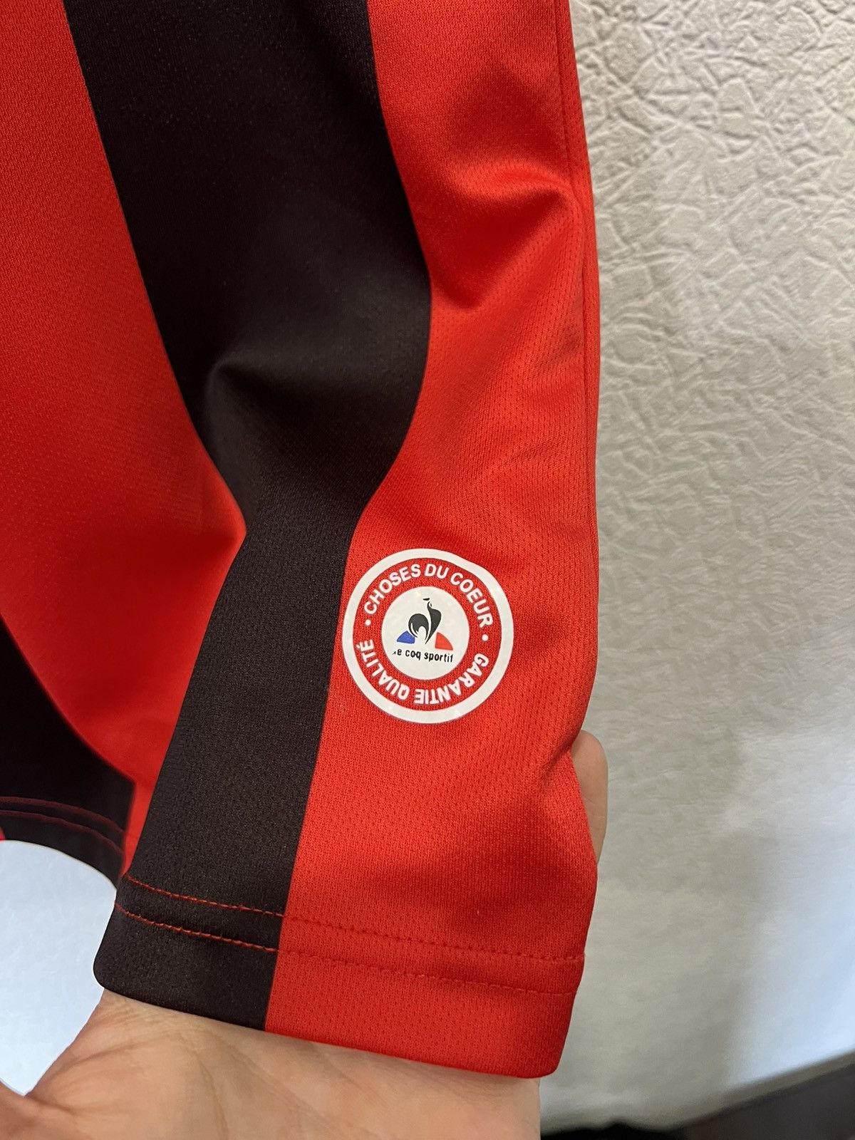 Le Coq Sportif MOFFI Nice Le Coq Sportif 2023/2024 Home Kit Soccer Jersey Size US M / EU 48-50 / 2 - 4 Thumbnail