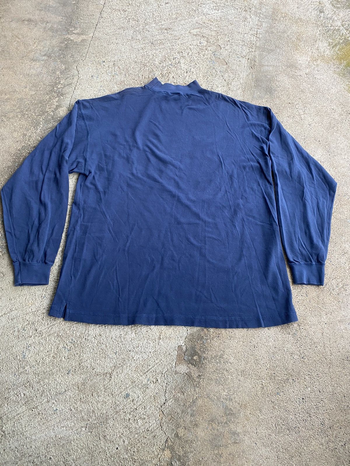 Givenchy × Vintage Vintage 90’s Givenchy Mock Neck Longsleeve Sun Faded Shirt Size US XL / EU 56 / 4 - 7 Thumbnail