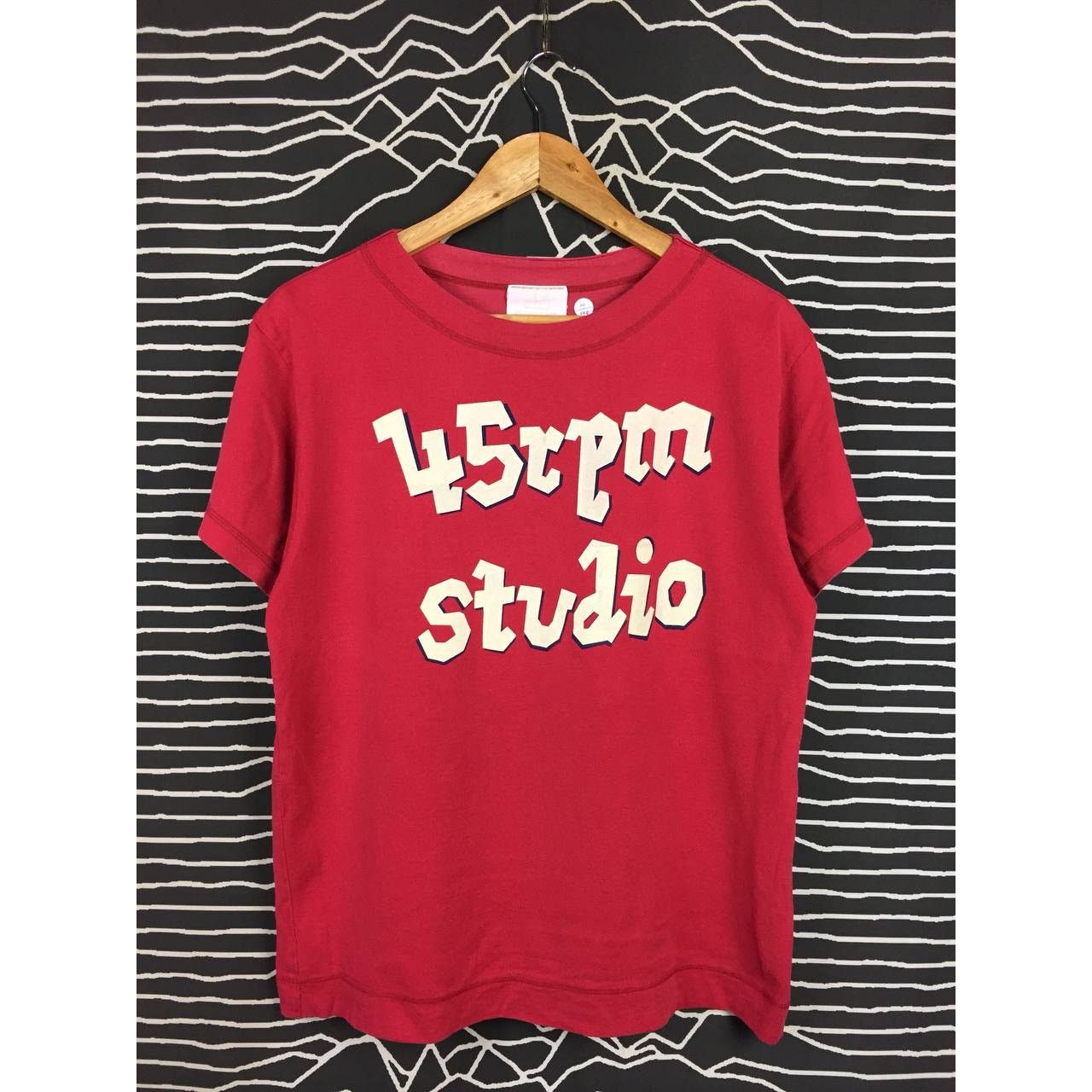 45rpm Vtg 45rpm Studio Spell Out Logo Made In Japan Tee Size US M / EU 48-50 / 2 - 8 Thumbnail