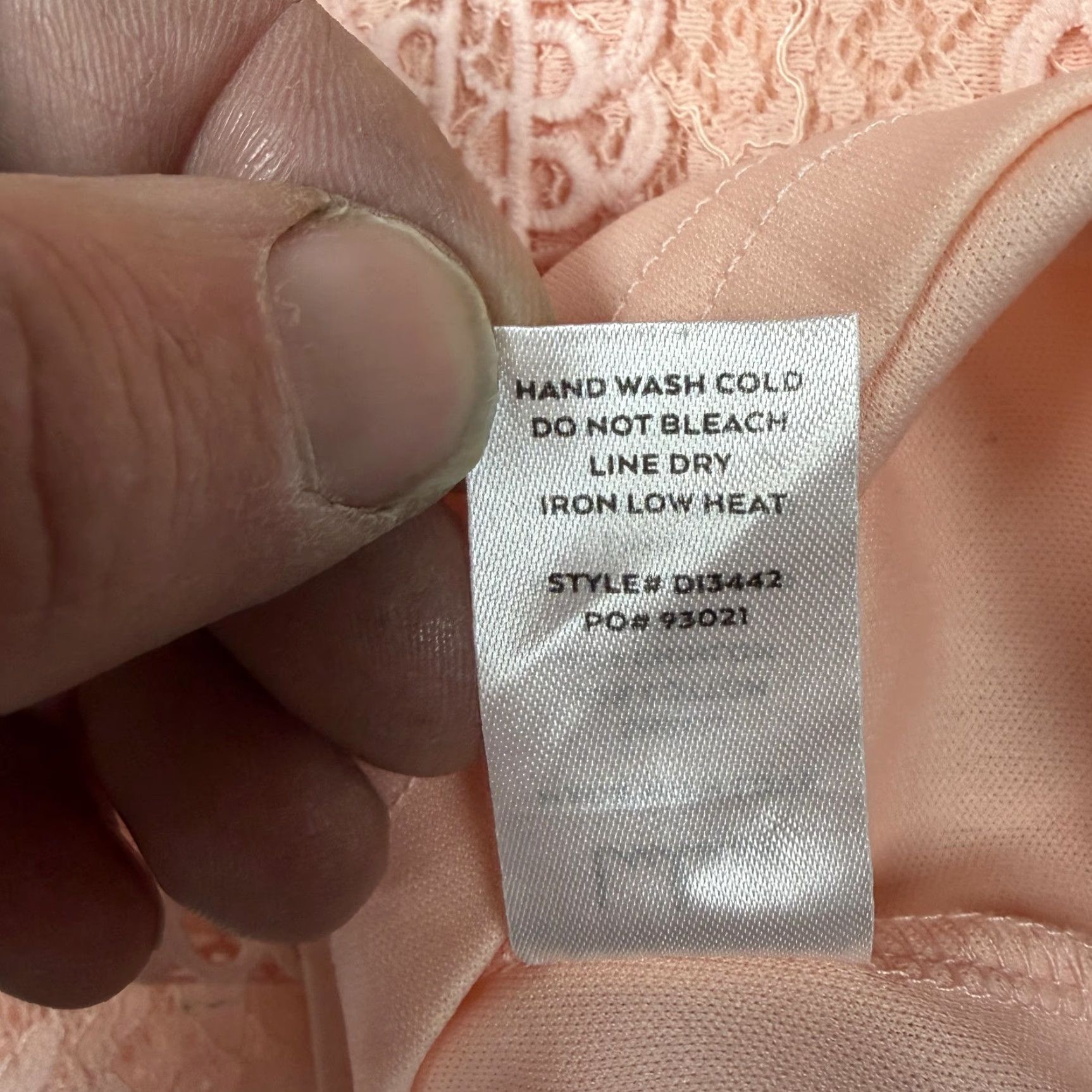 Lulus Lulus Dress XS Peach Lace Romantic Feminine Wedding Guest Cocktail Bridal Shower Size XS / US 0-2 / IT 36-38 - 7 Thumbnail