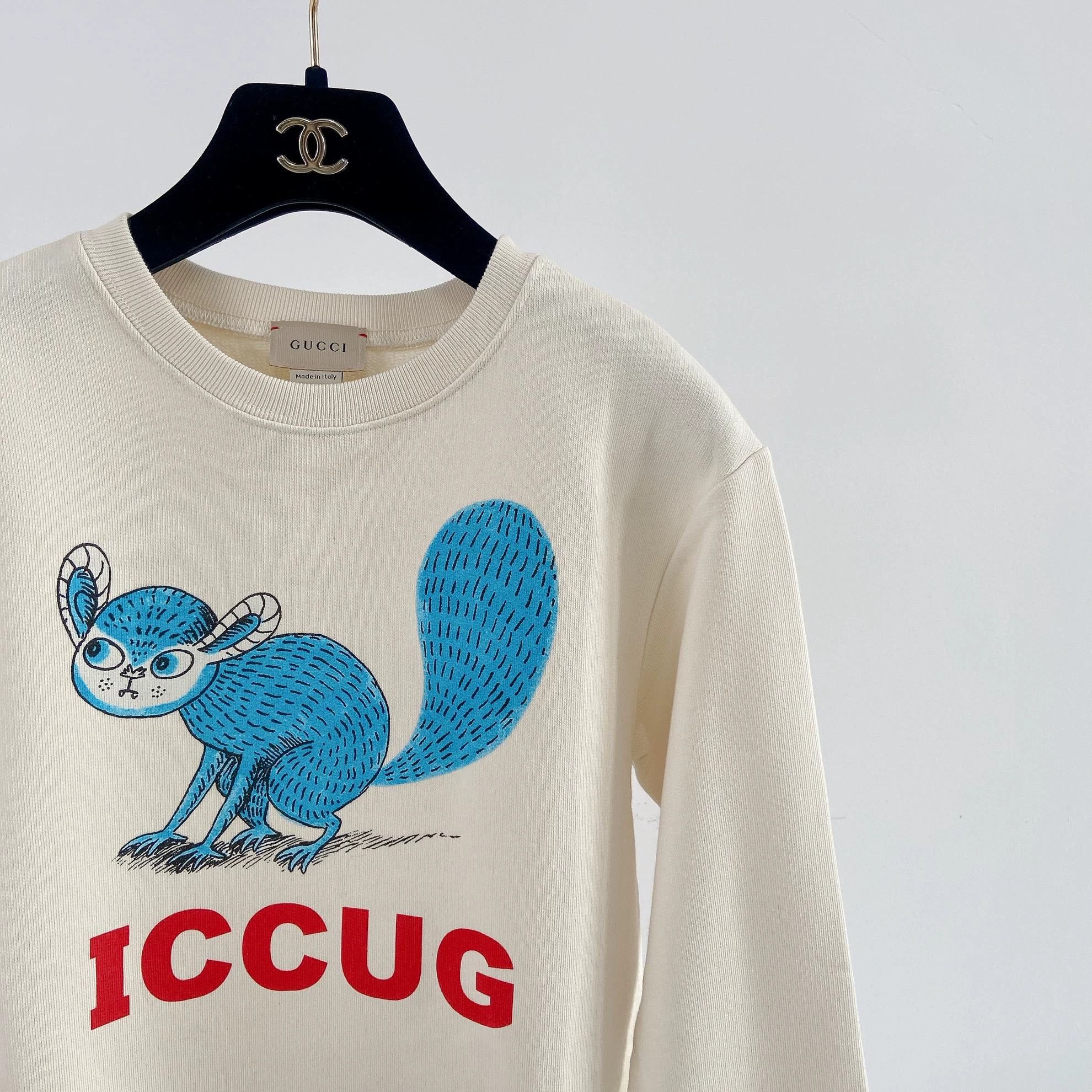 Gucci Gucci Blue Printed Crew Tee 10Y 8448 Size XS / US 0-2 / IT 36-38 - 3 Thumbnail