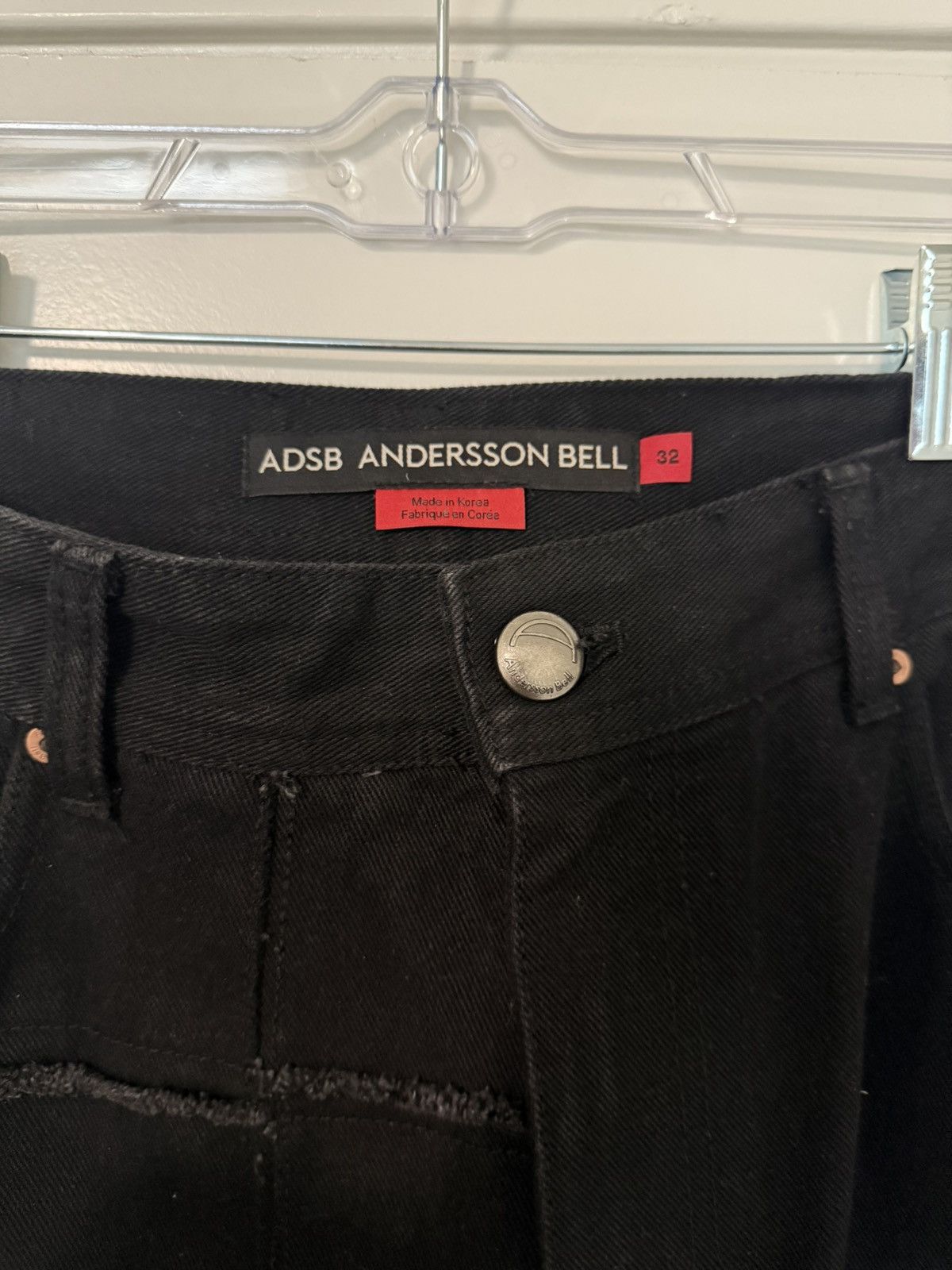 Andersson Bell Andersson Bell Black Patchwork Flared Jeans👖🖤▪️ Size US 32 / EU 48 - 4 Thumbnail