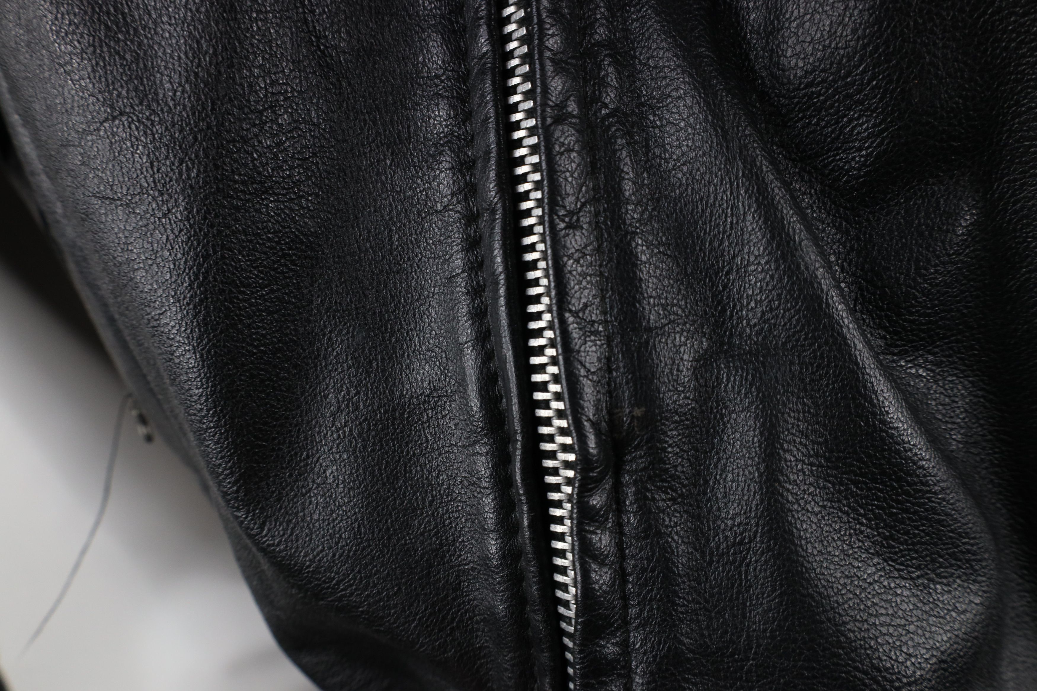 Vintage Vintage 70s Streetwear Leather Cafe Racer Bomber Jacket USA Size US L / EU 52-54 / 3 - 4 Thumbnail