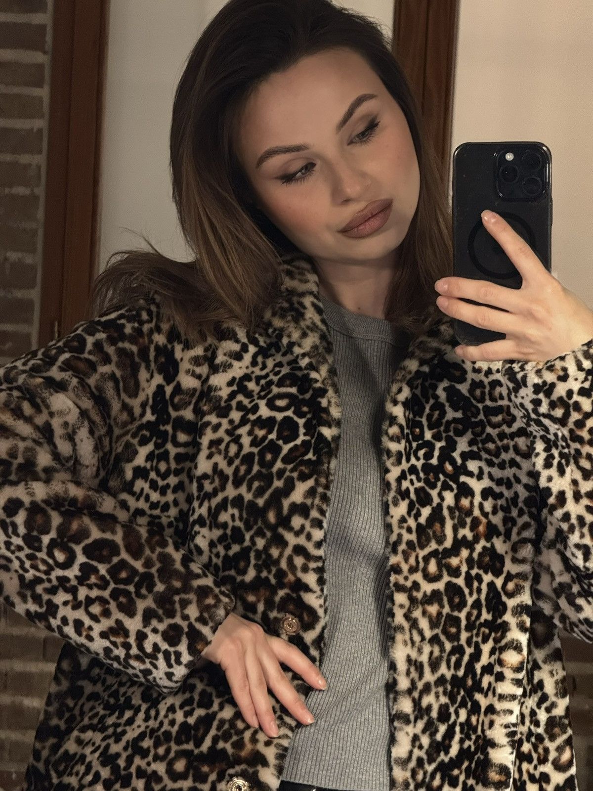 Pervert Pervert Leopard Faux Fur Maxi Coat Size S / US 4 / IT 40 - 4 Thumbnail