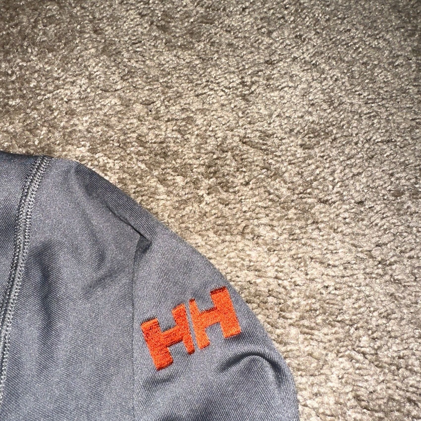 Helly Hansen Helly Hansen Mens XL Vertex Quiet Shade Full Zip Jacket Gray Orange Size US XL / EU 56 / 4 - 3 Thumbnail