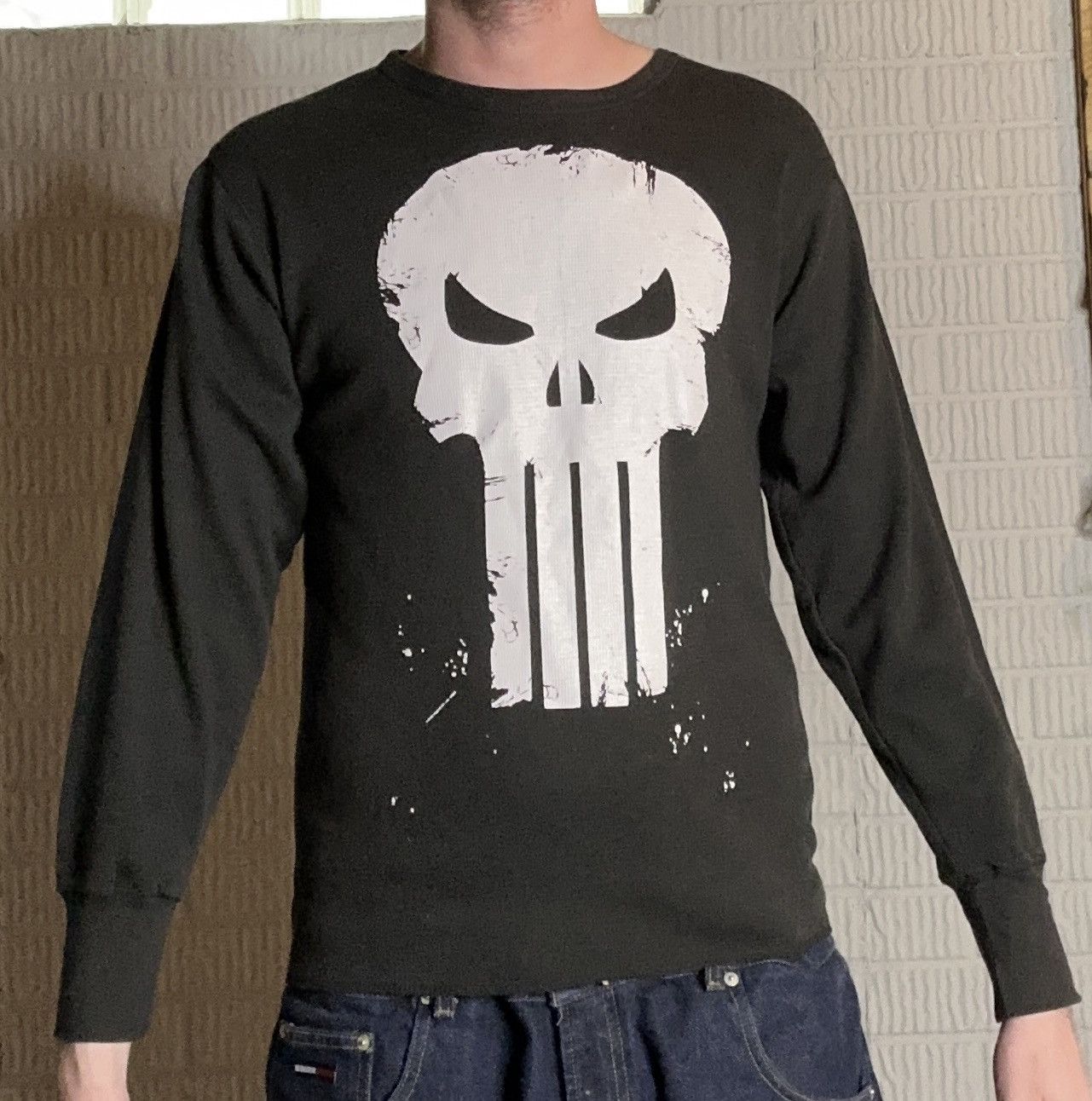 Marvel Comics Y2K 2000s Marvel Punisher Long Sleeve Thermal Shirt Size US L / EU 52-54 / 3 - 1 Thumbnail