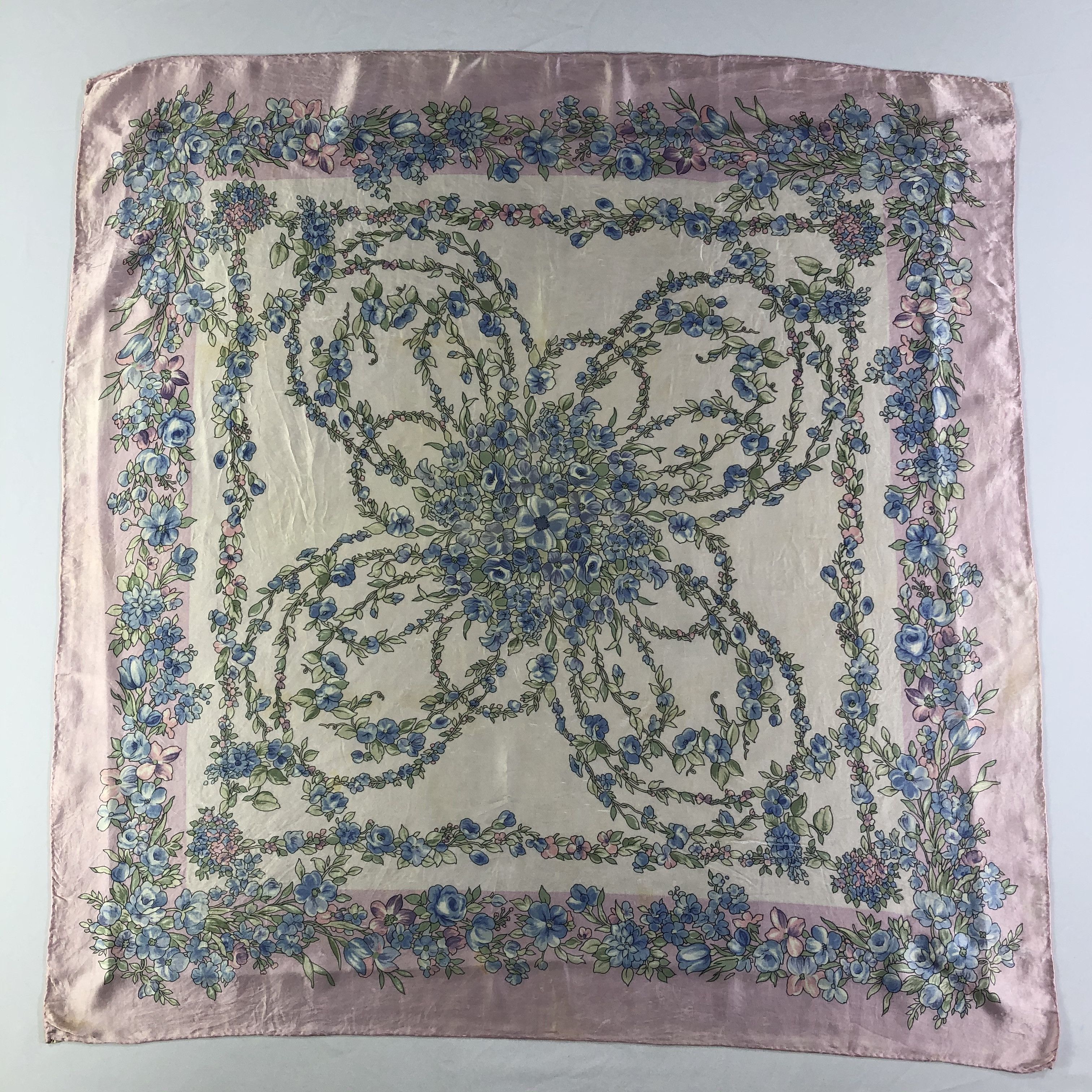Vintage Vintage Silk Scarf Size ONE SIZE - 2 Thumbnail