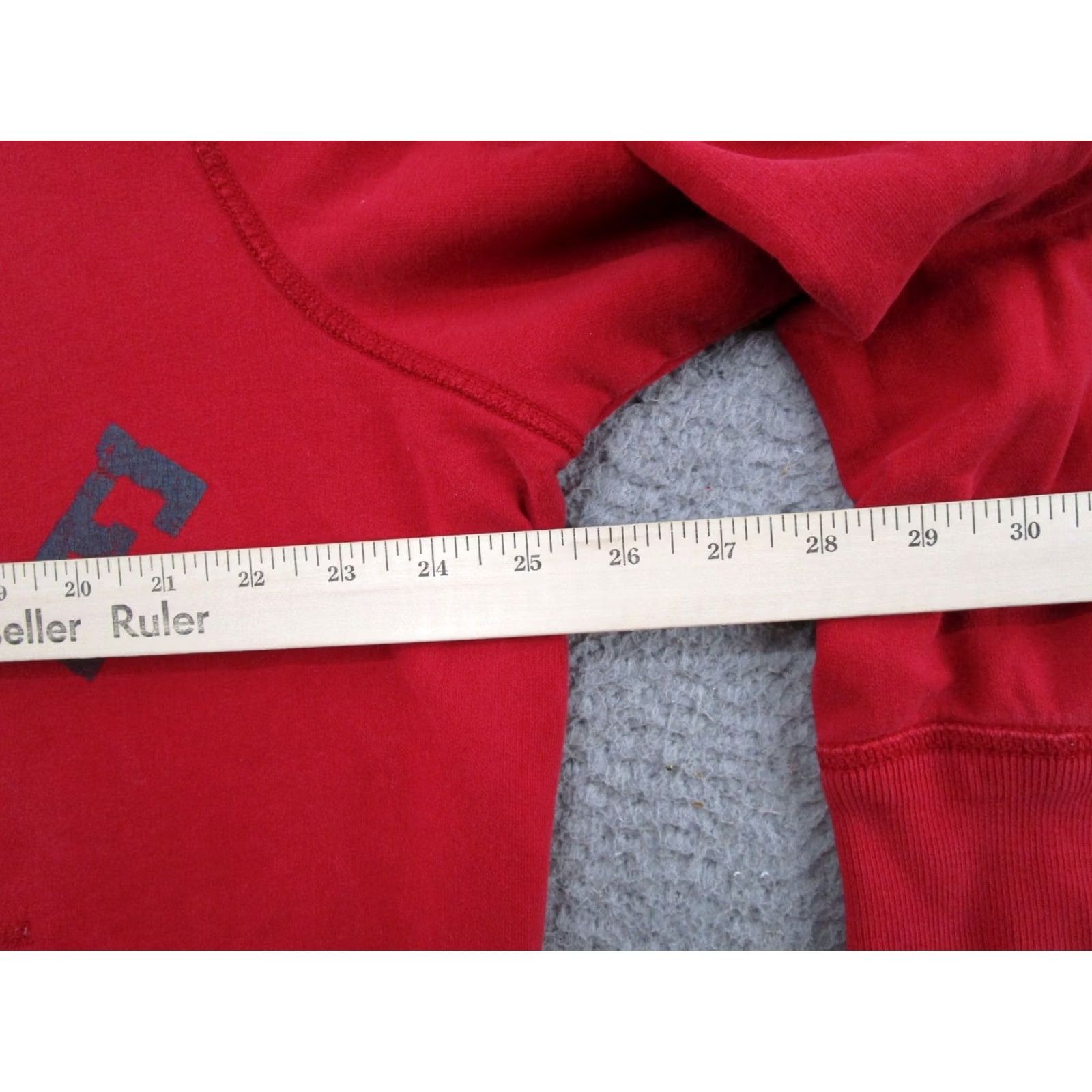 American Eagle Outfitters VTG American Eagle Outfitters Hoodie Pullover Sweatshirt Red XL Mens Grunge Skater All Seasons Winter Fall Spring Crew Neck Fleece Cotton Long Sleeve Size US XL / EU 56 / 4 - 6 Thumbnail